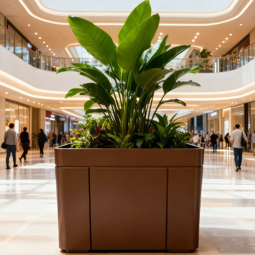 Pots en métal galvanisé