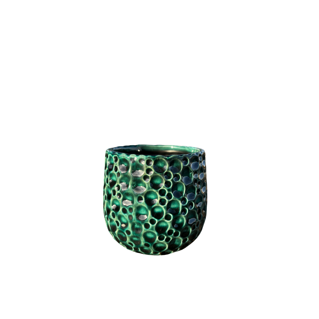 Pot PARISETTE 12x10cm vert sapin