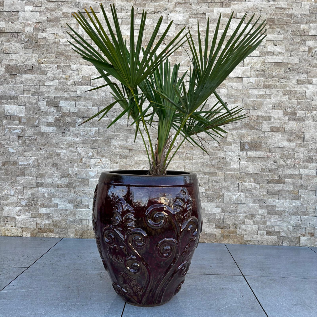 Vaso GAIA 53x57cm rosso mattone