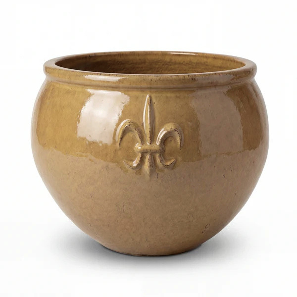 Pot CLOVIS 53x43cm miel ambré