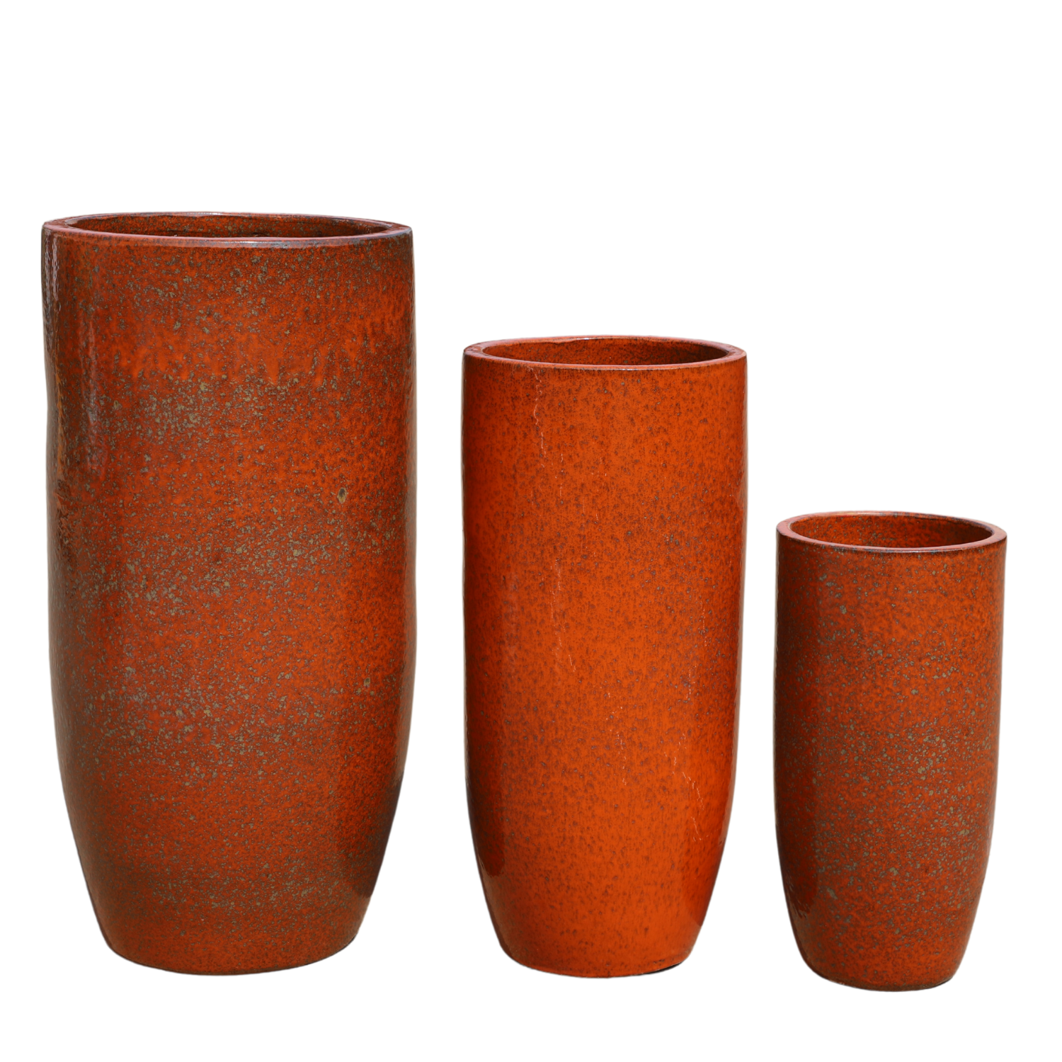 Pot ATHENA 40x81cm rouille automnale