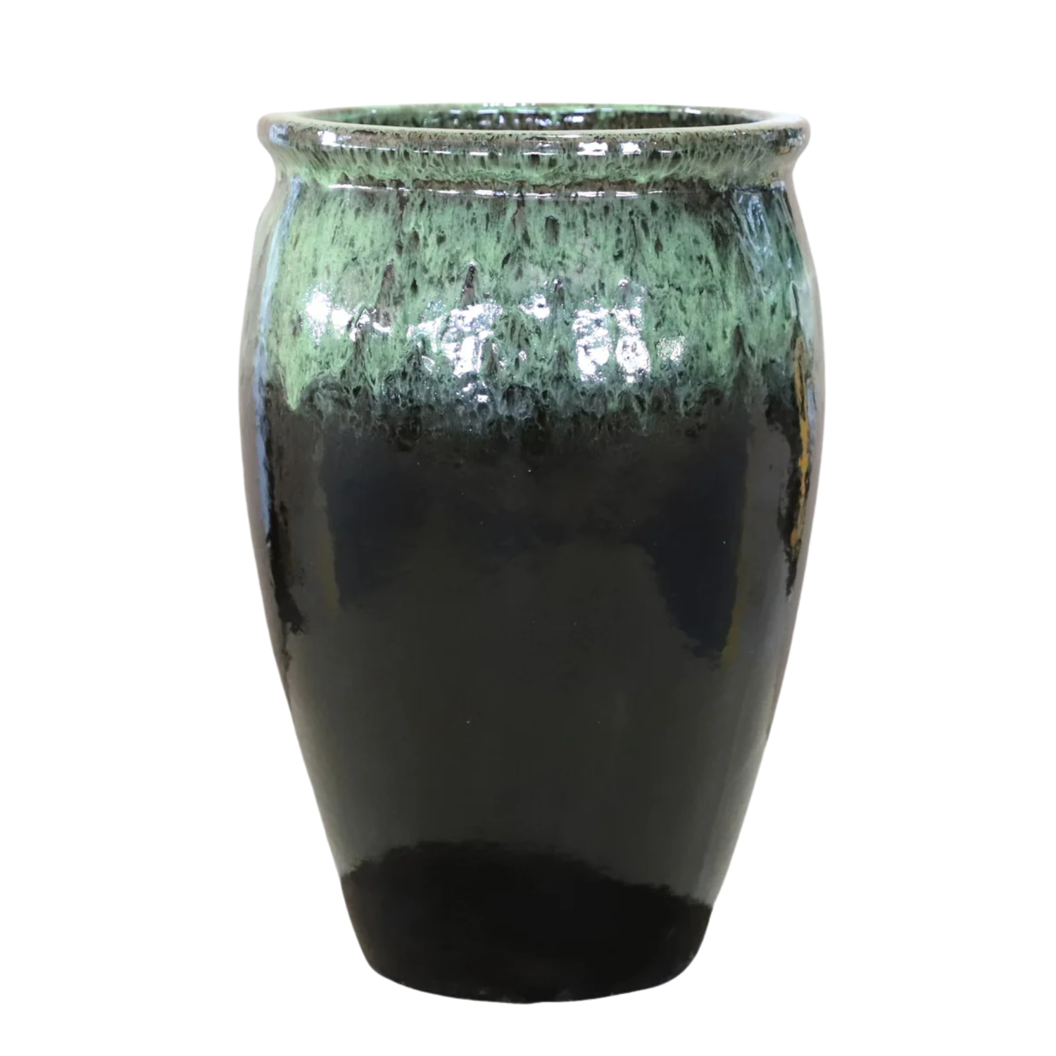 Vaso BACCHUS 50x68cm nero & verde