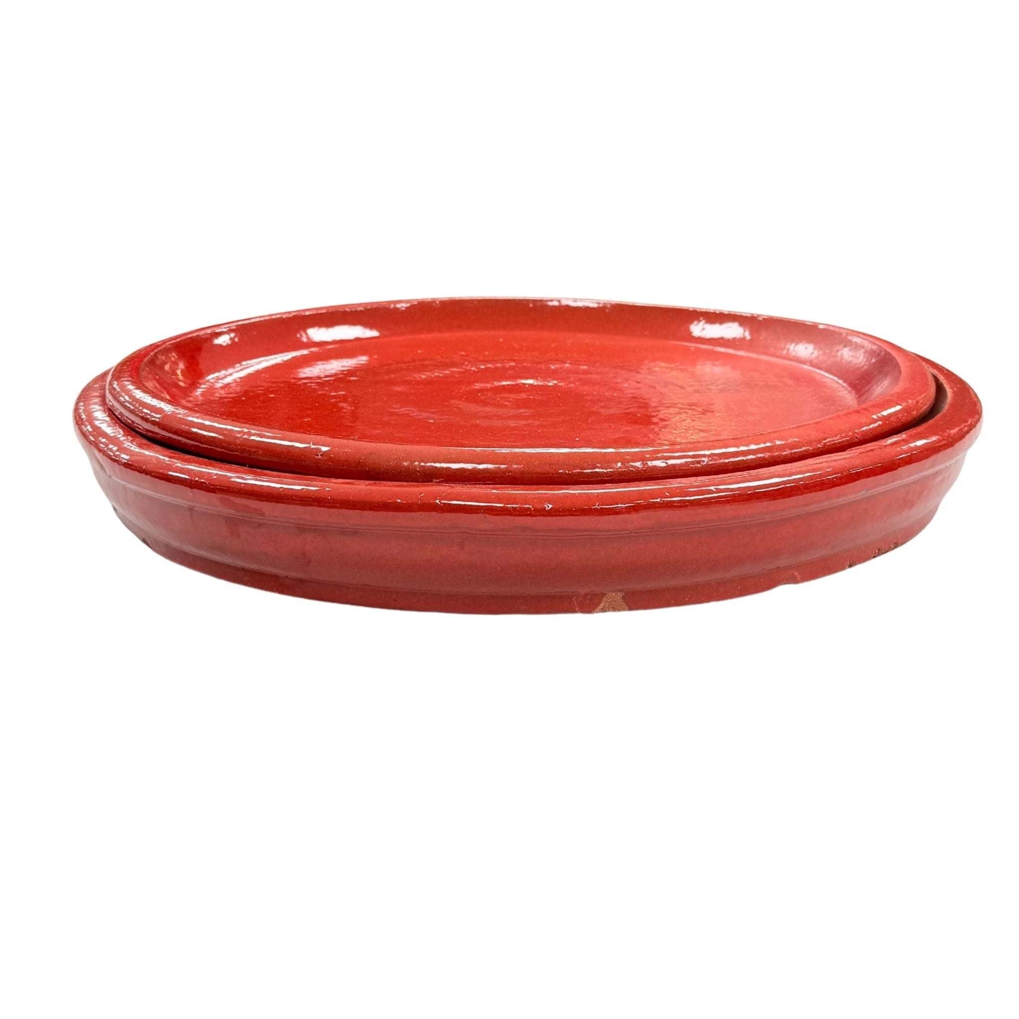 33cm red saucer