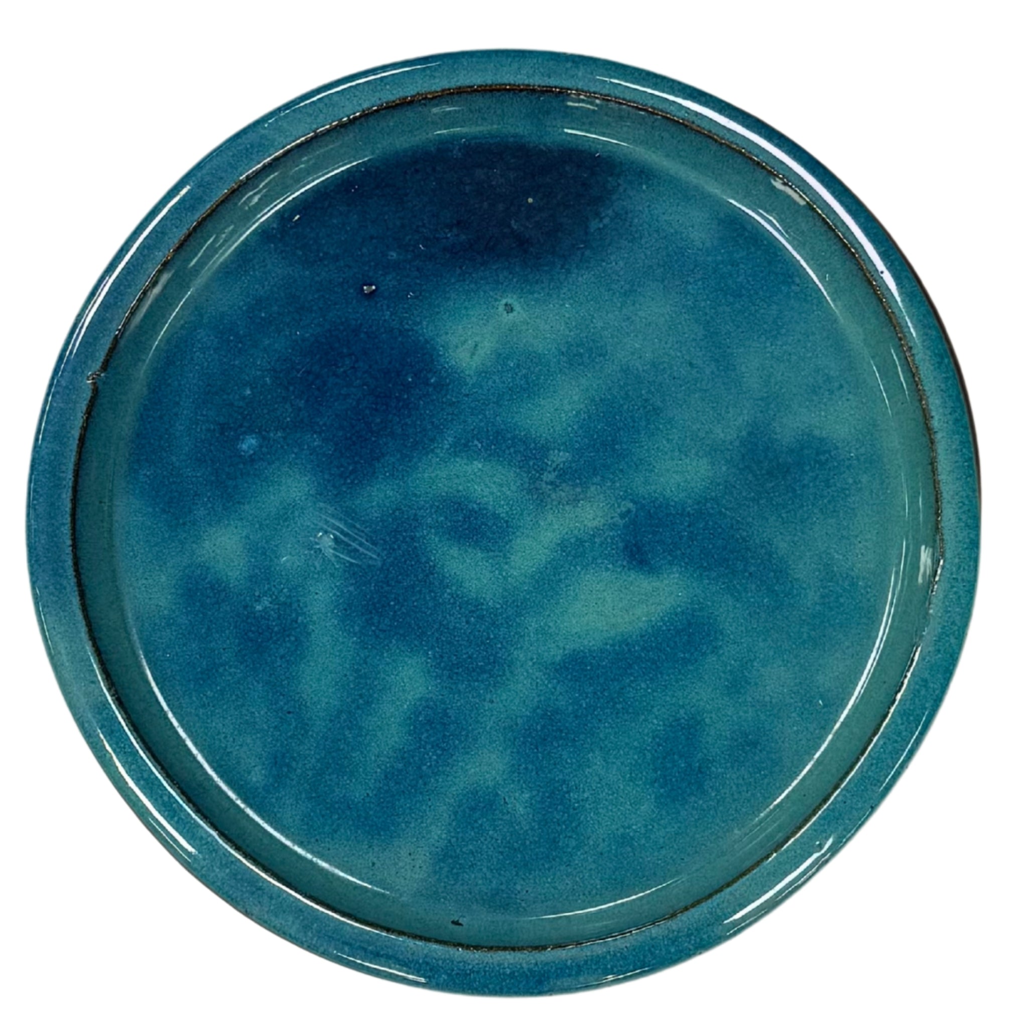 Round saucer 43cm jade mist