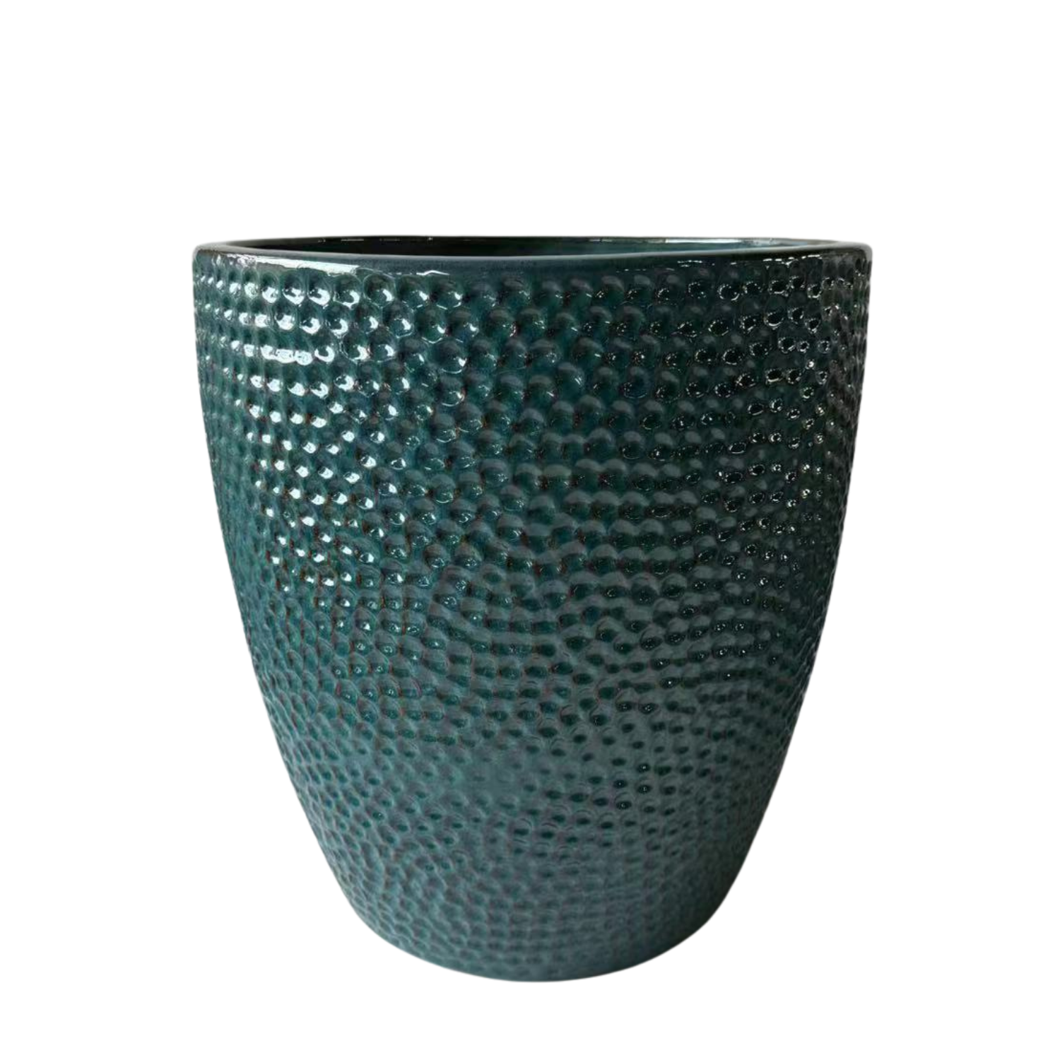 Pot CIGALINE 26x28cm bleu pétrole