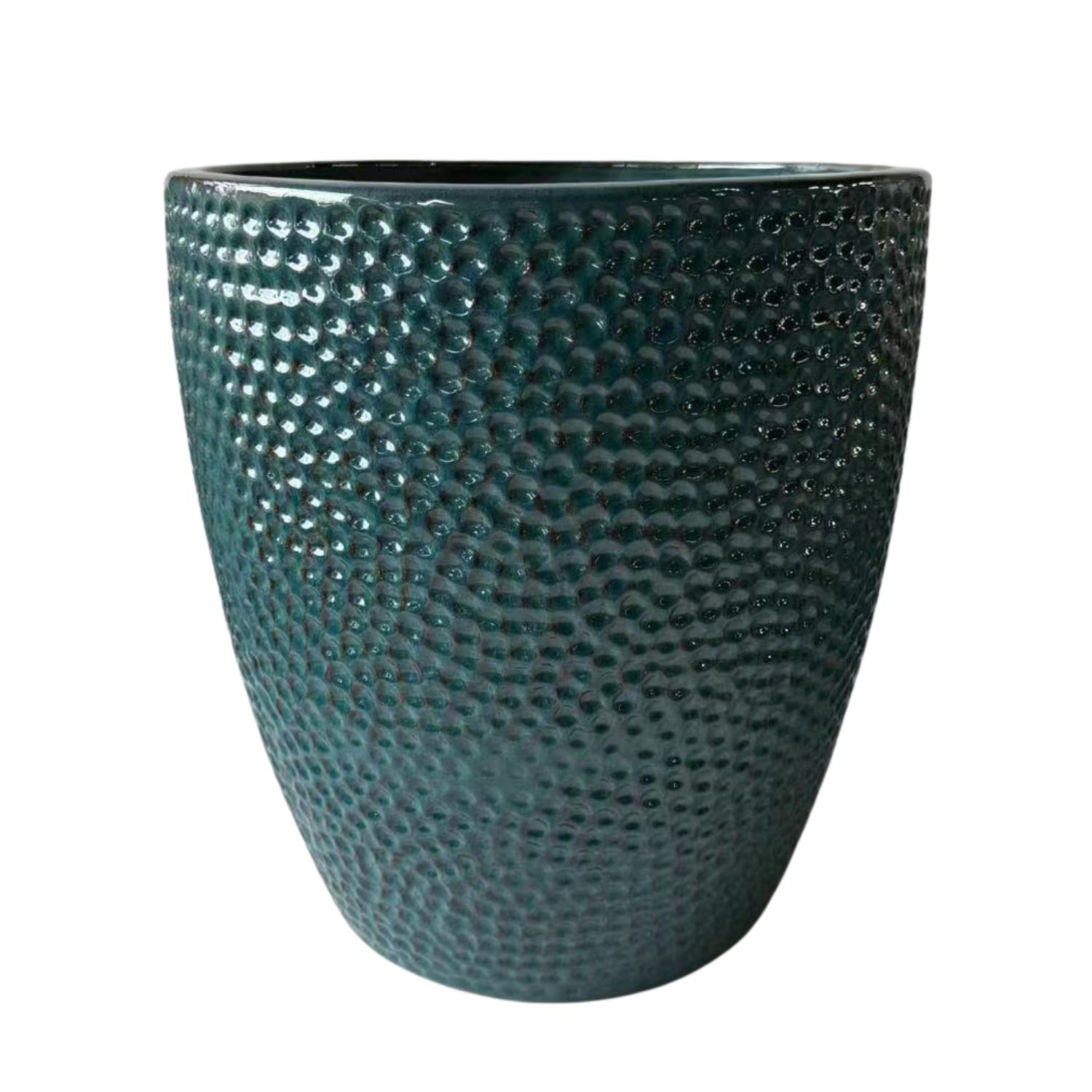 Pot CIGALINE 36x40cm bleu pétrole