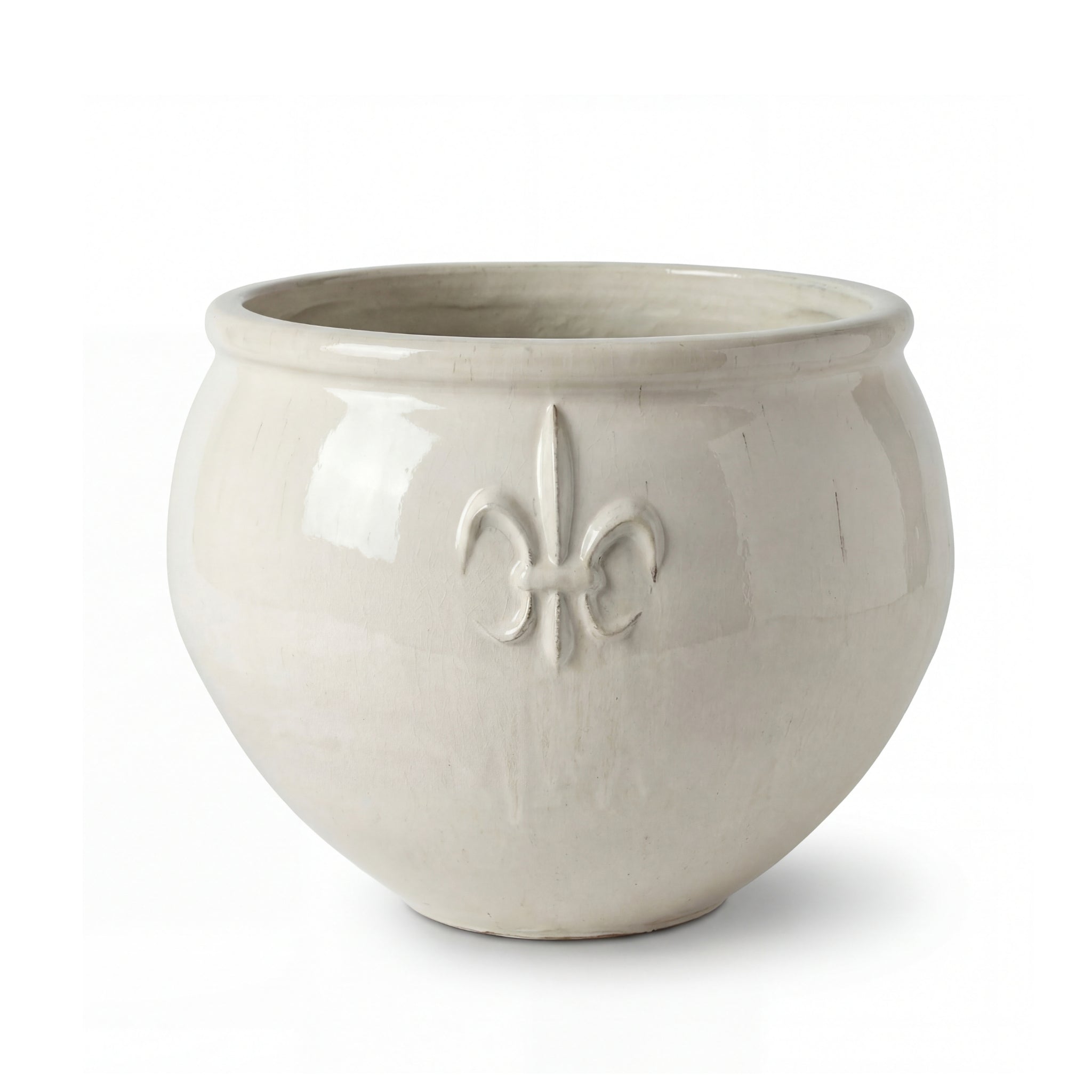 Pot CLOVIS 53x43cm crème