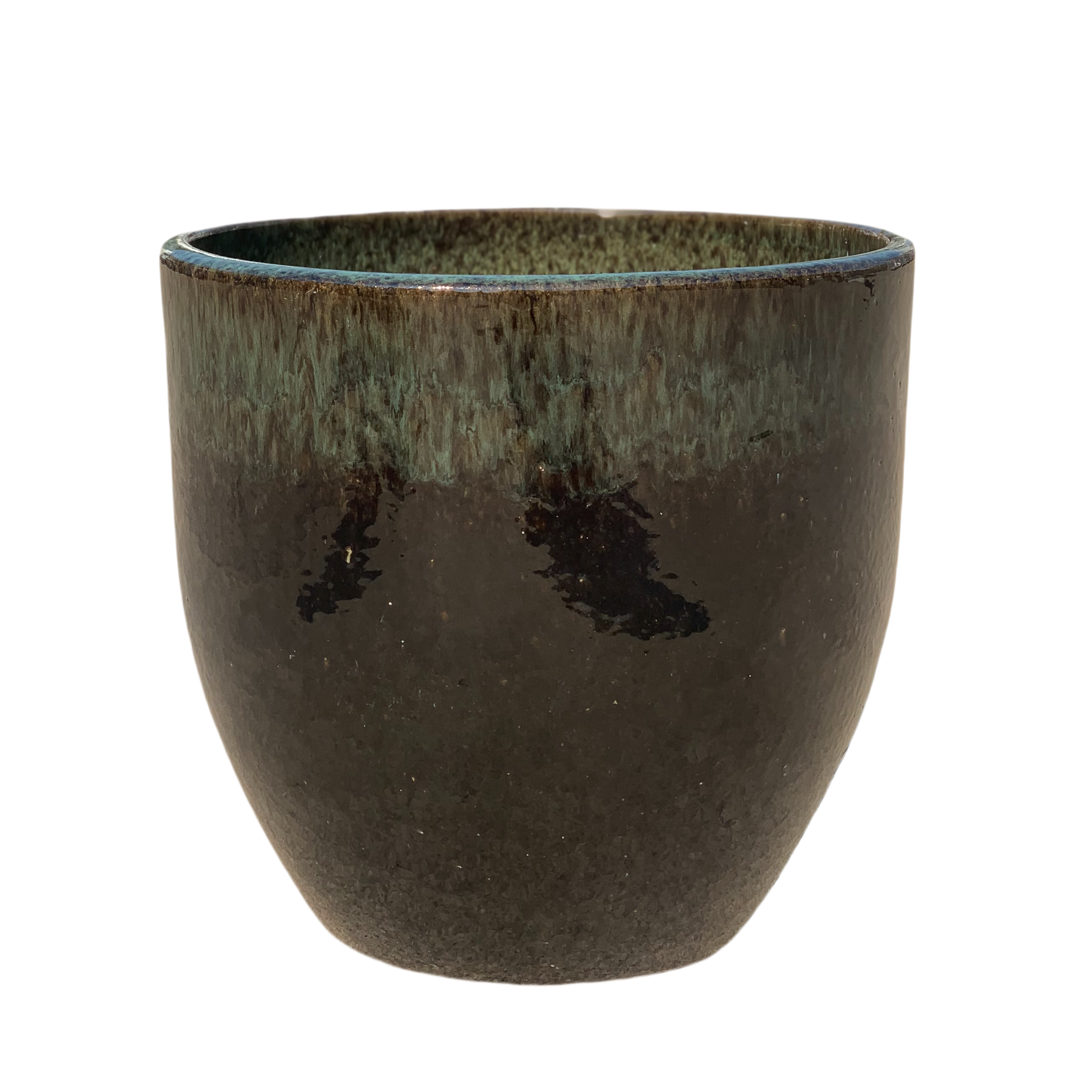 Pot LANCELOT 47x41cm noir & vert