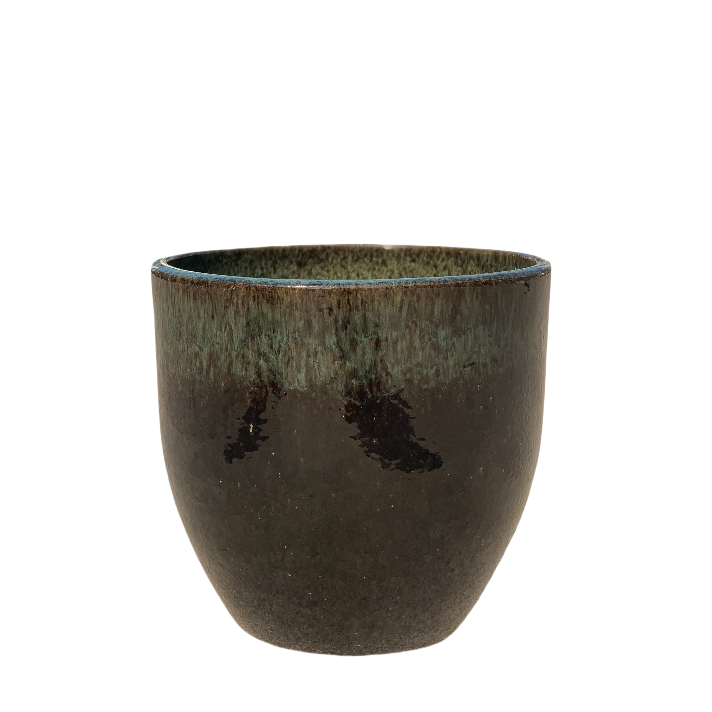 Pot LANCELOT 29x26cm noir & vert