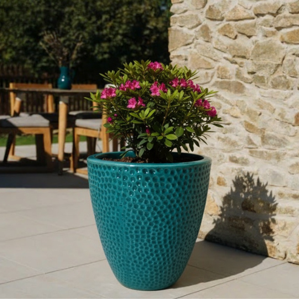 Pot CIGALINE 26x28cm turquoise