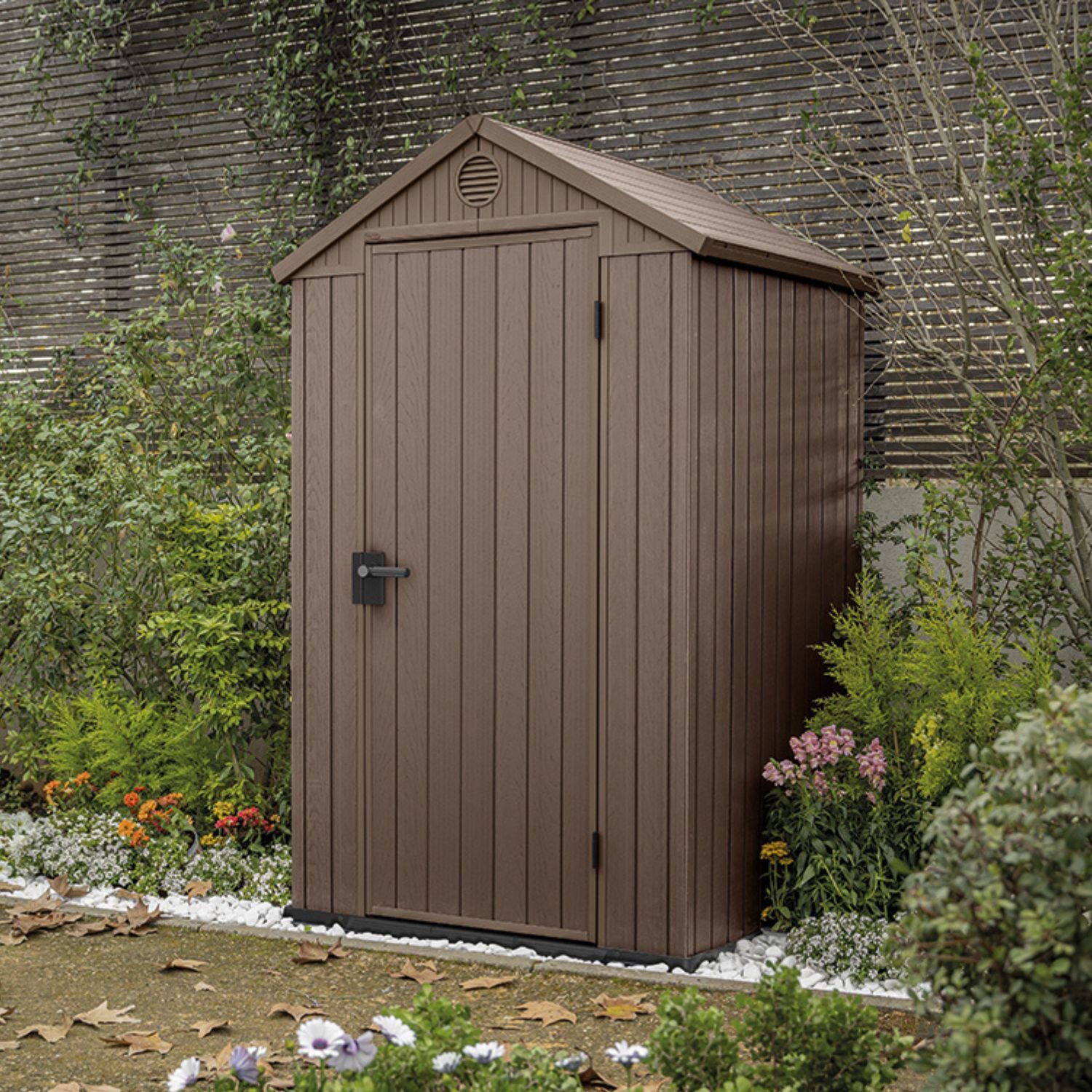 Abri de jardin DARWIN 4x4 Marron