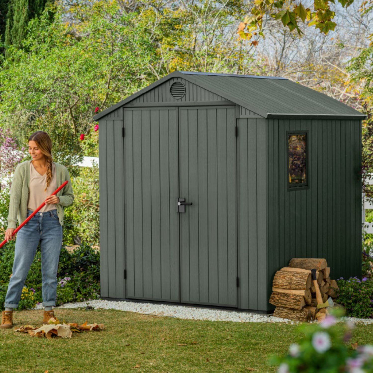 Abri de jardin DARWIN 6x6 Vert