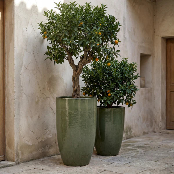 EIFFEL Pot 37x70cm deep green