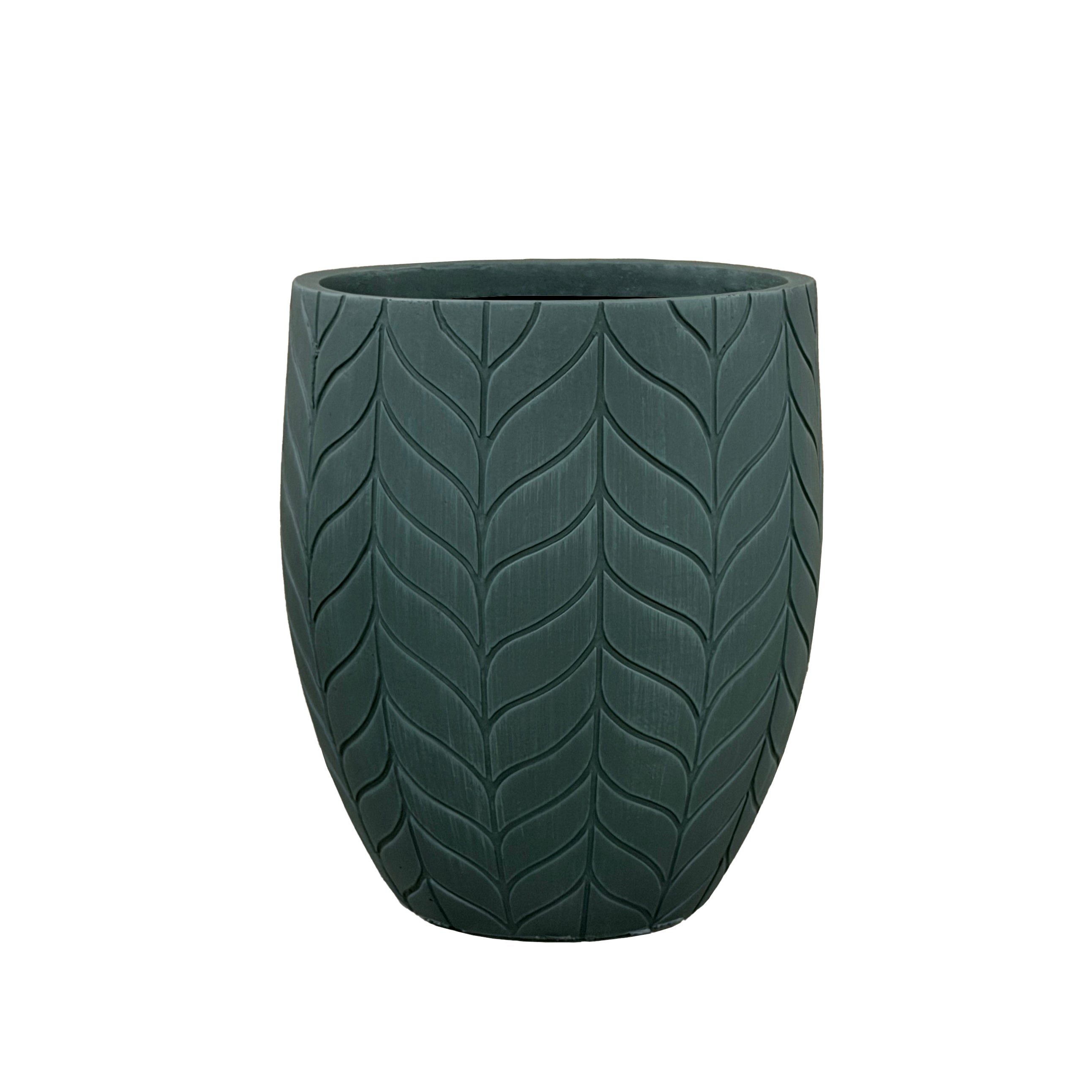 Cache-pot pré percé ESSENCE 54x60cm vert foncé