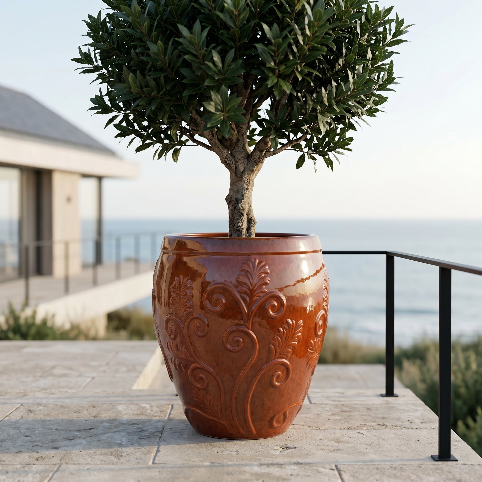 GAIA Pot 75x78cm tropical orange