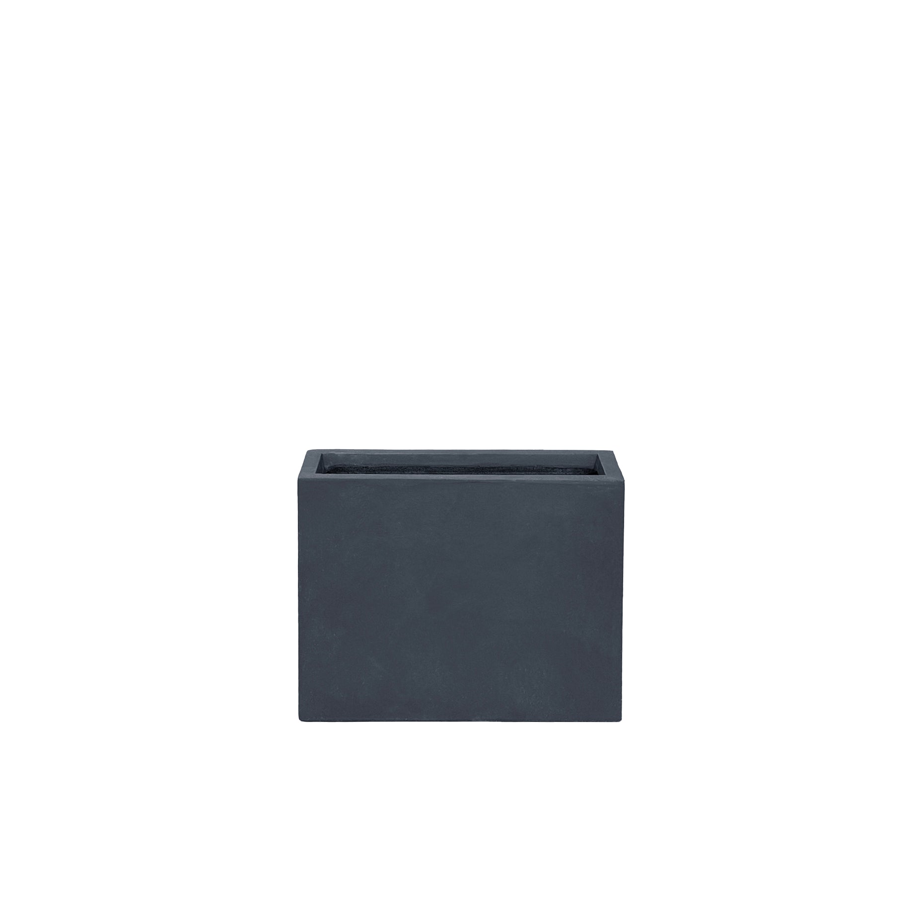 Jardinière HORIZON 49x17x40cm gris foncé