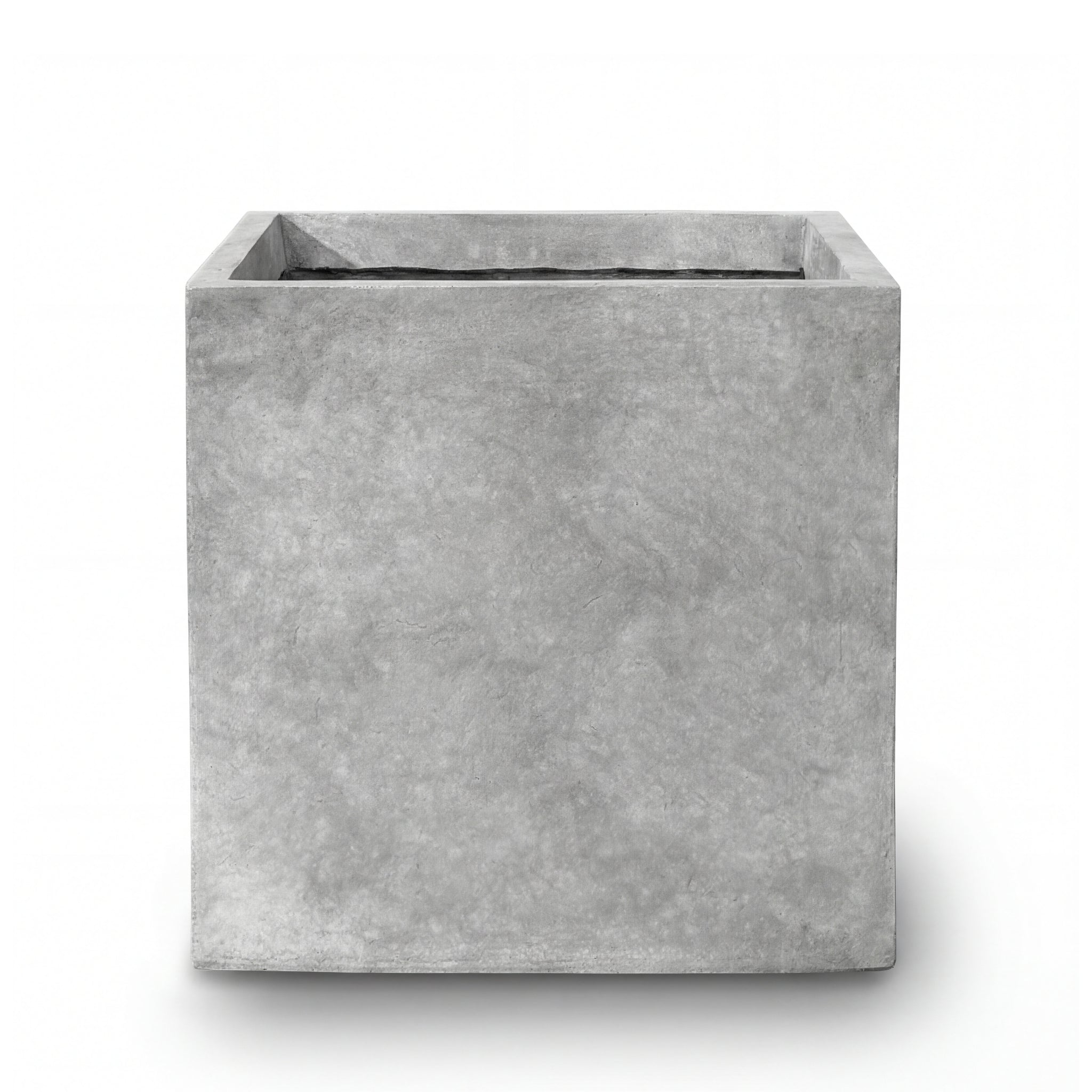 Cache-pot pré percé KUBIX 50x50cm gris clair