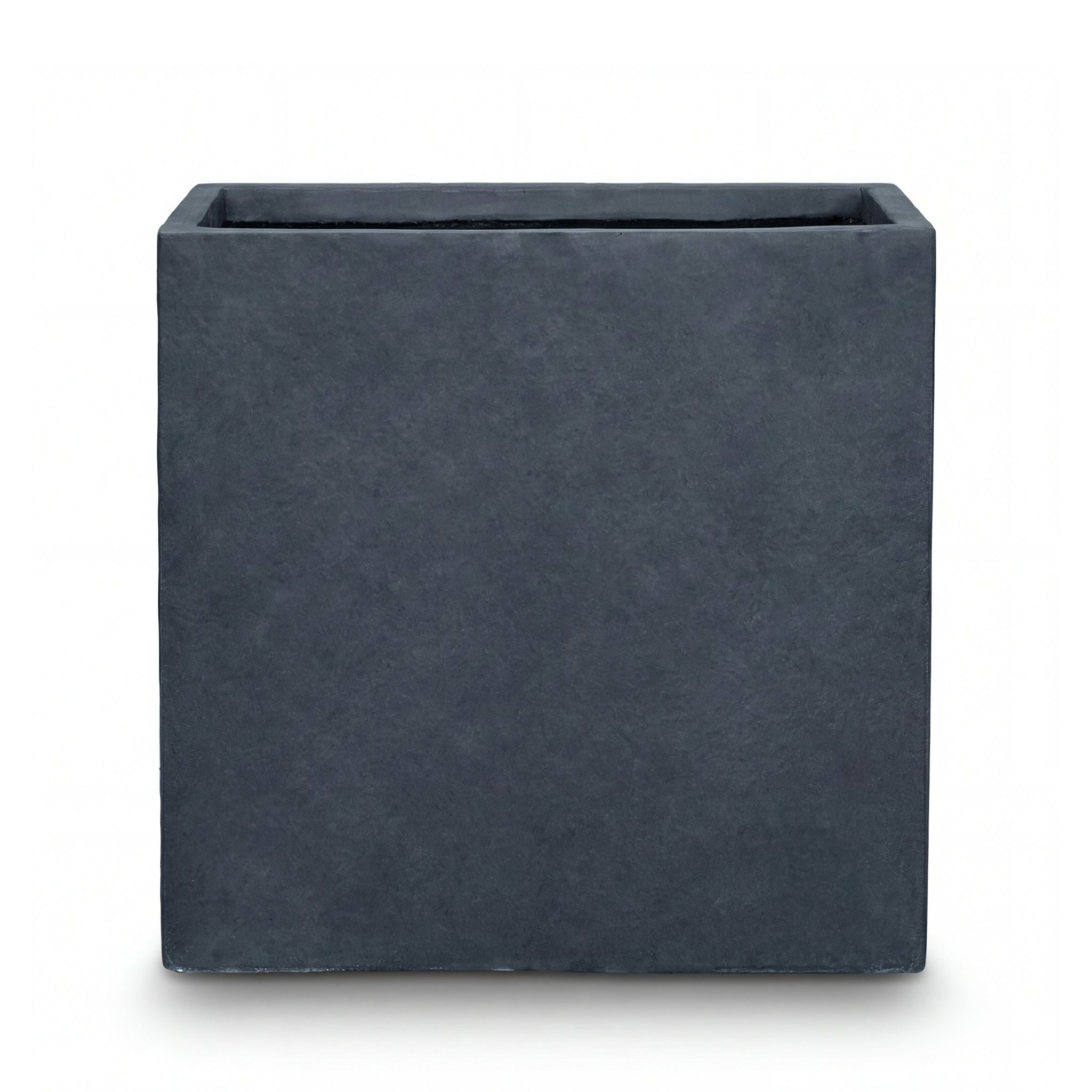 Cache-pot pré percé KUBIX 60x60cm gris foncé