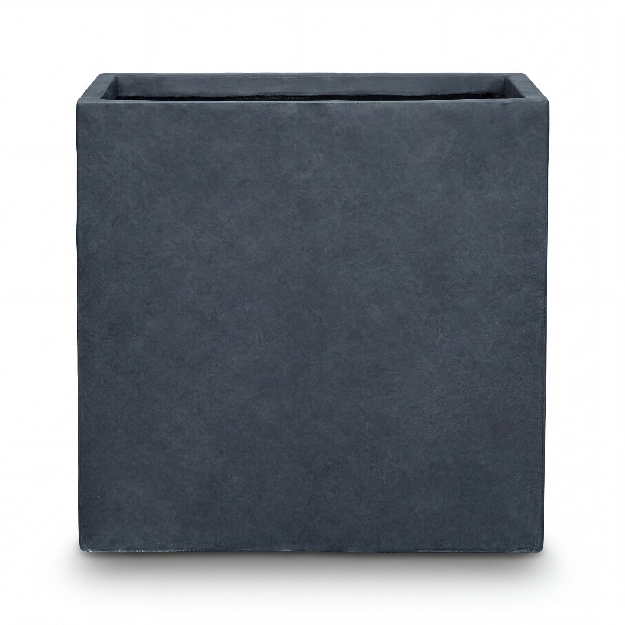 Cache-pot pré percé KUBIX 75x75cm gris foncé