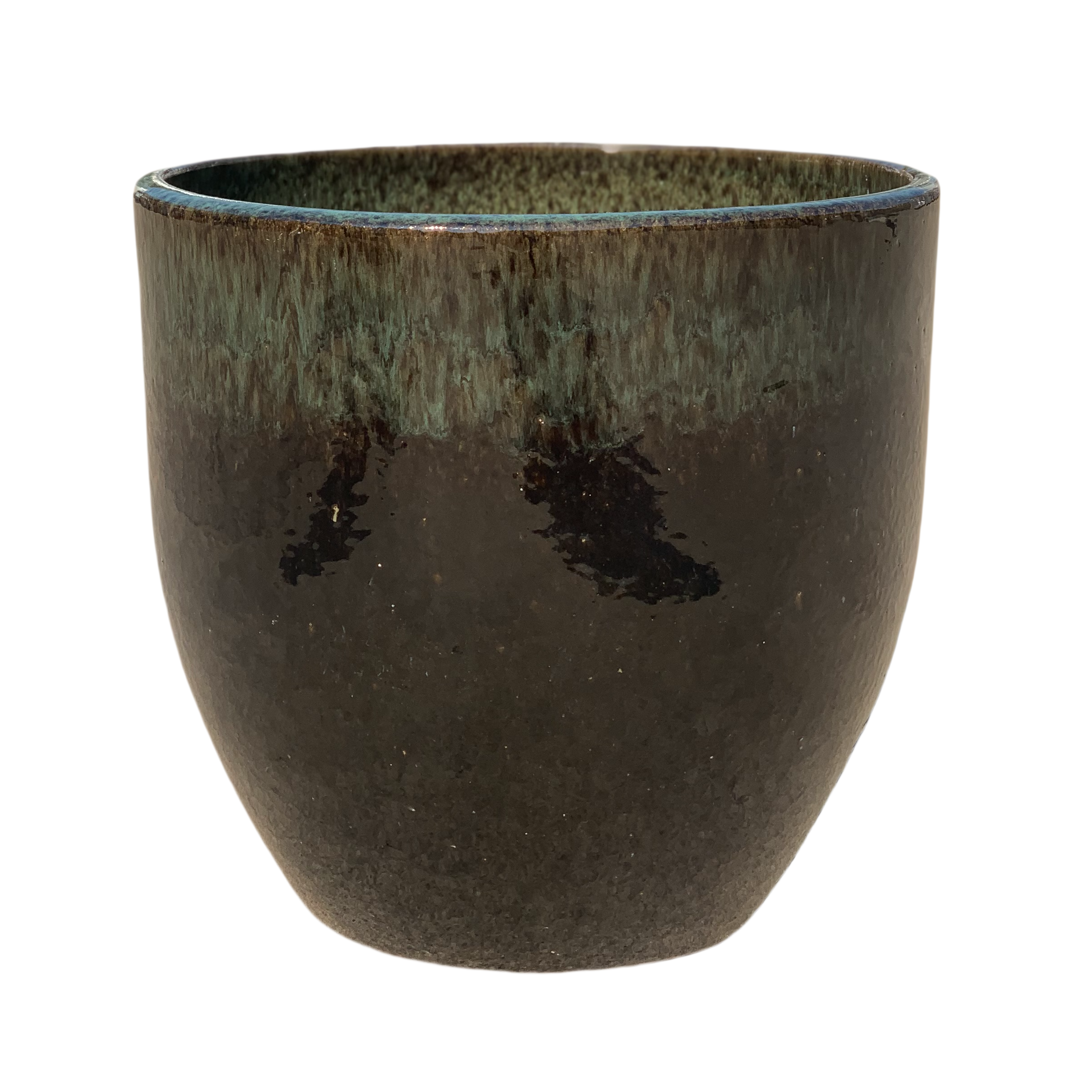 Pot LANCELOT 57x47cm noir & vert