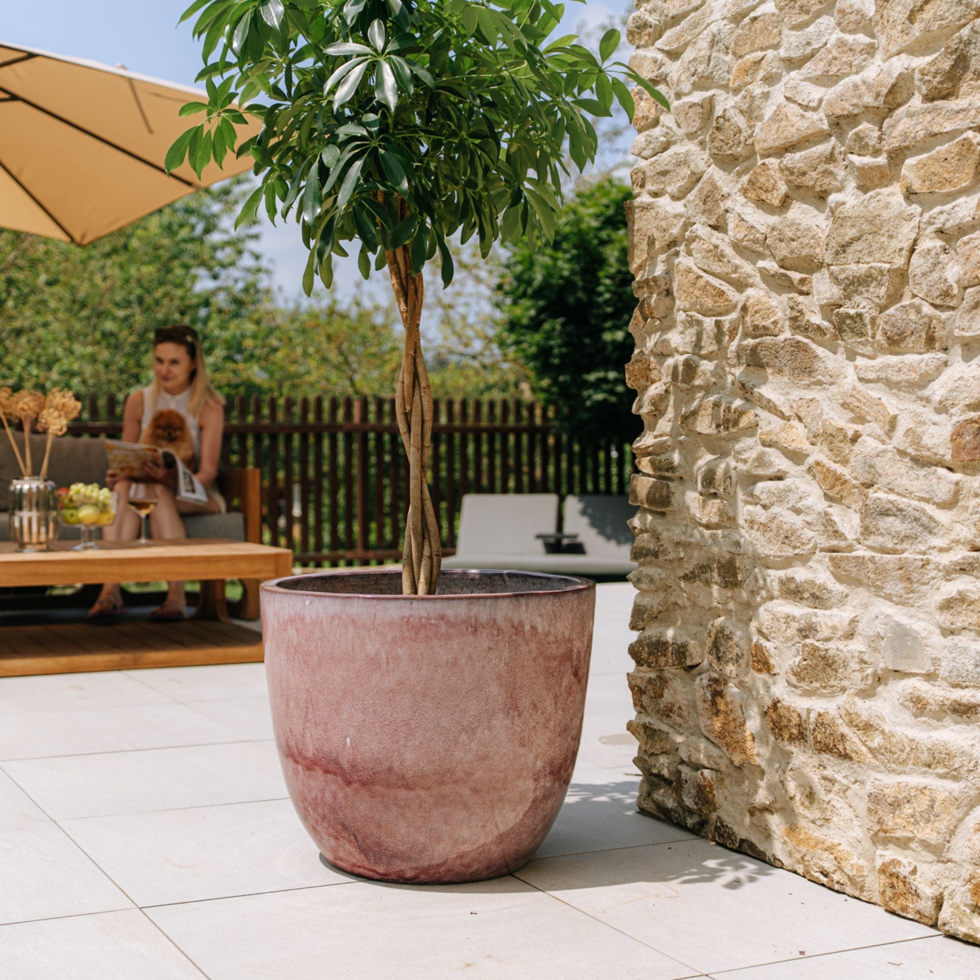 LANCELOT Pot 57x50cm light purple