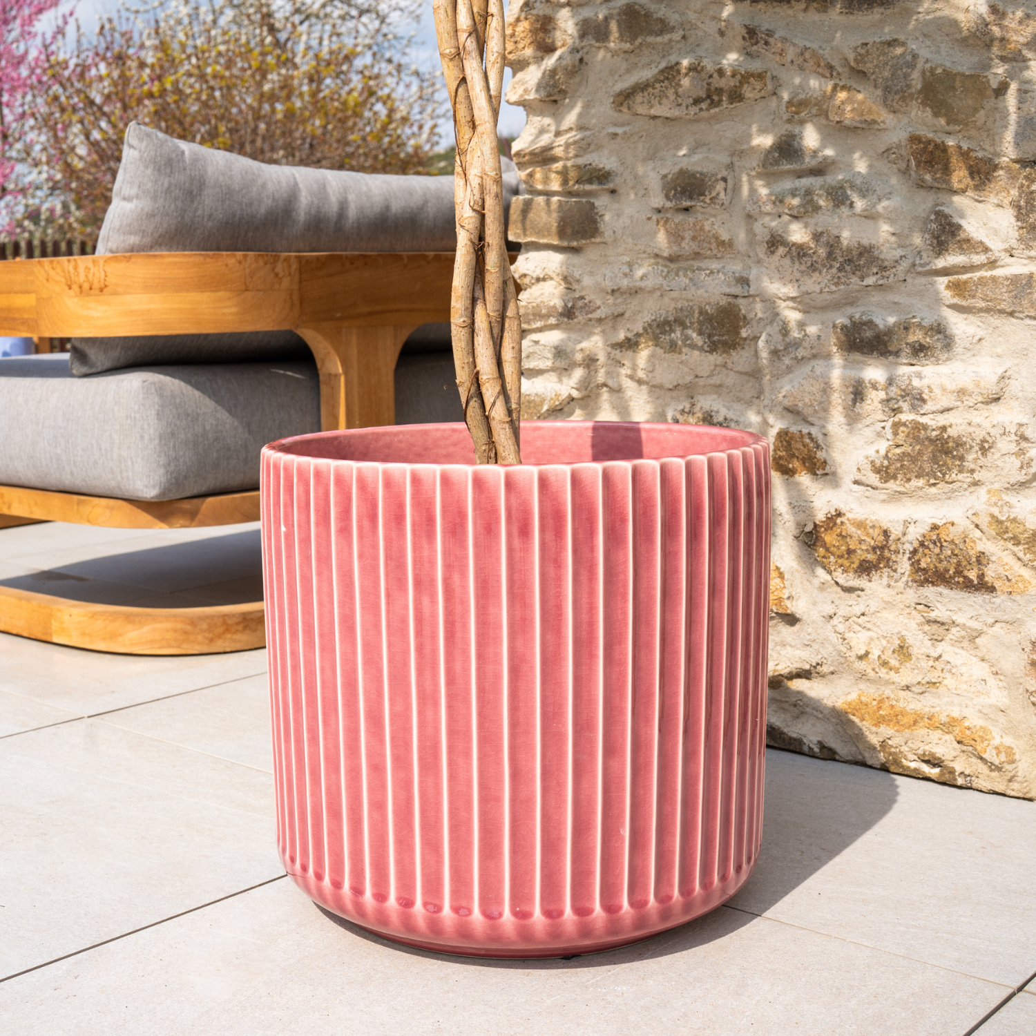 LONDON Pot 35x33cm Pink