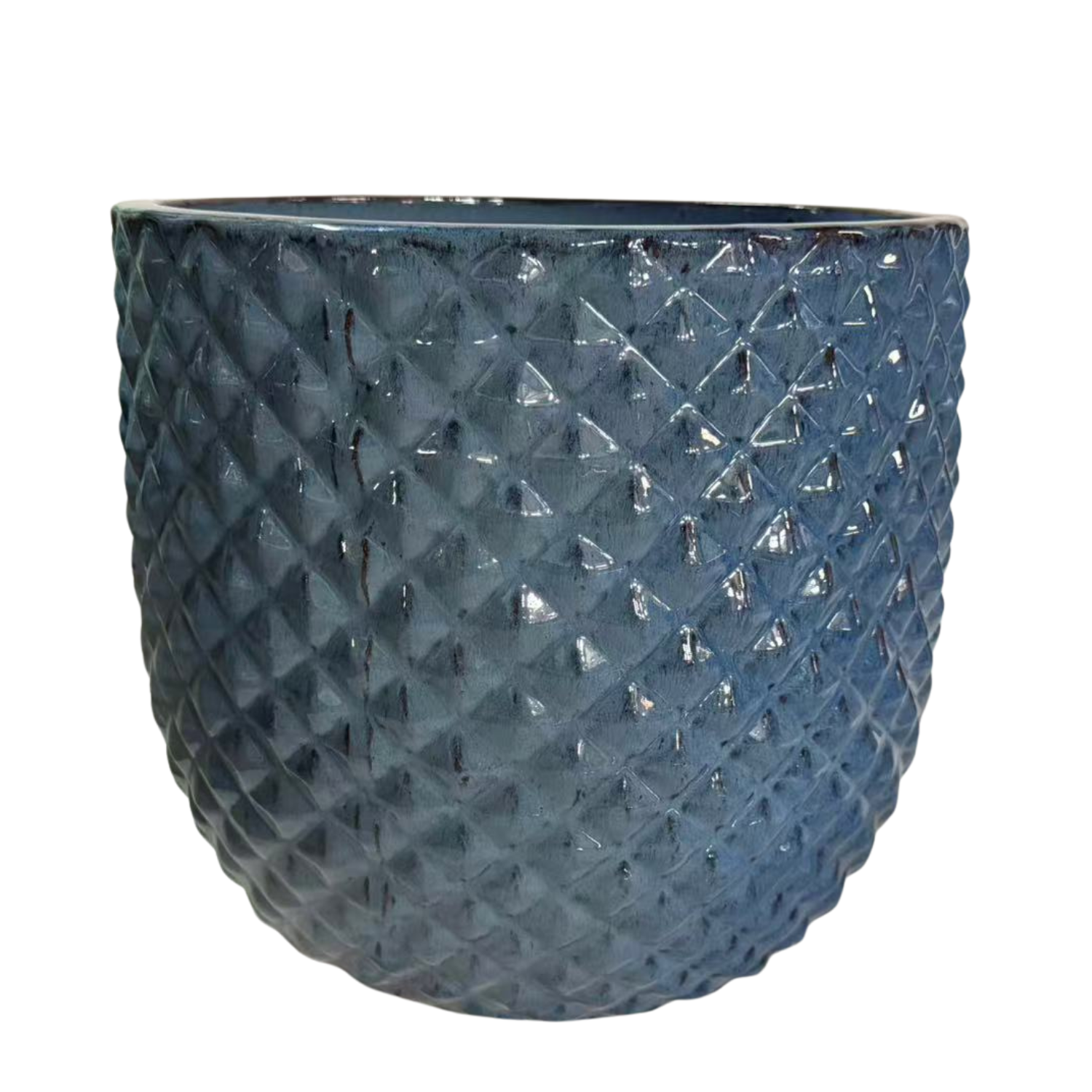Pot MARS 30x30cm bleu antique
