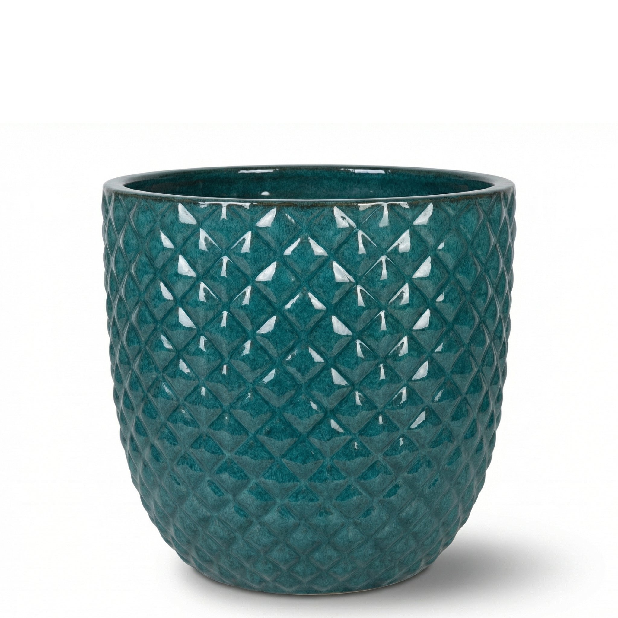 Vaso MARS 30x30cm blu petrolio