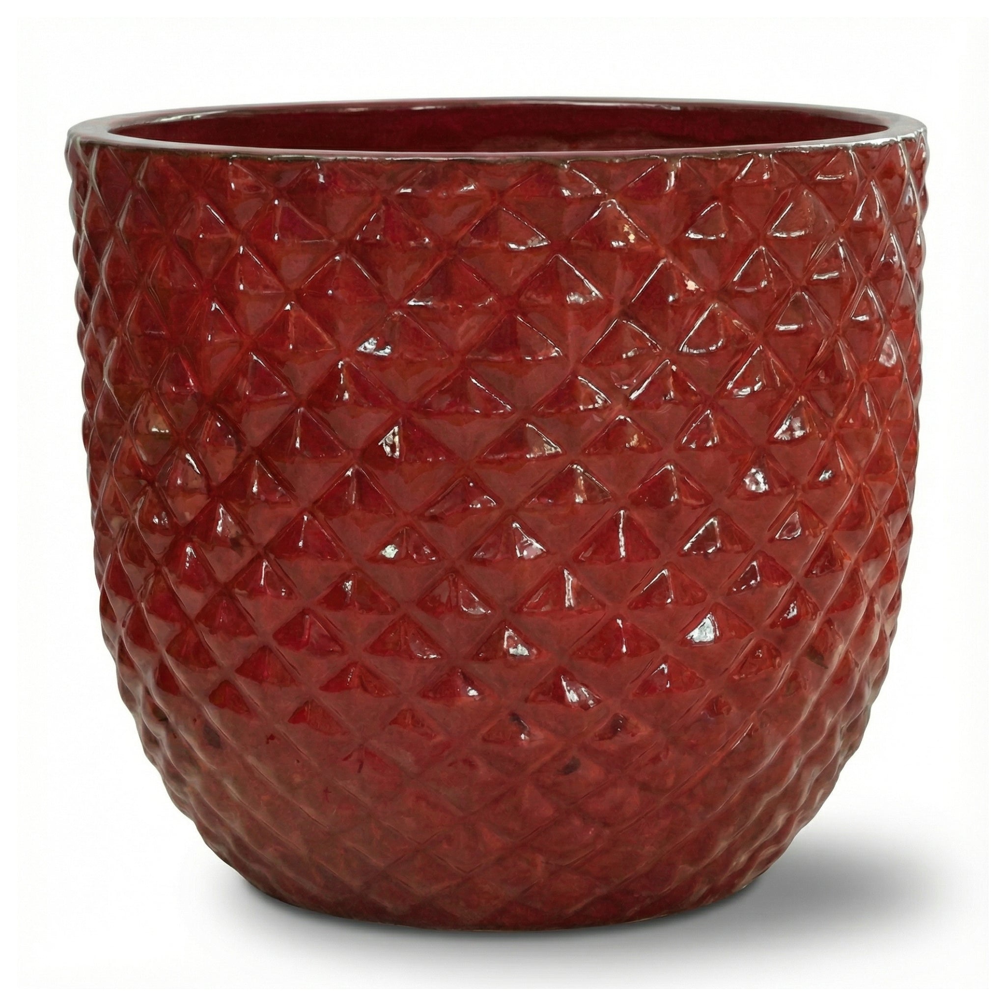 Vaso MARS 45x45cm rosso imperiale
