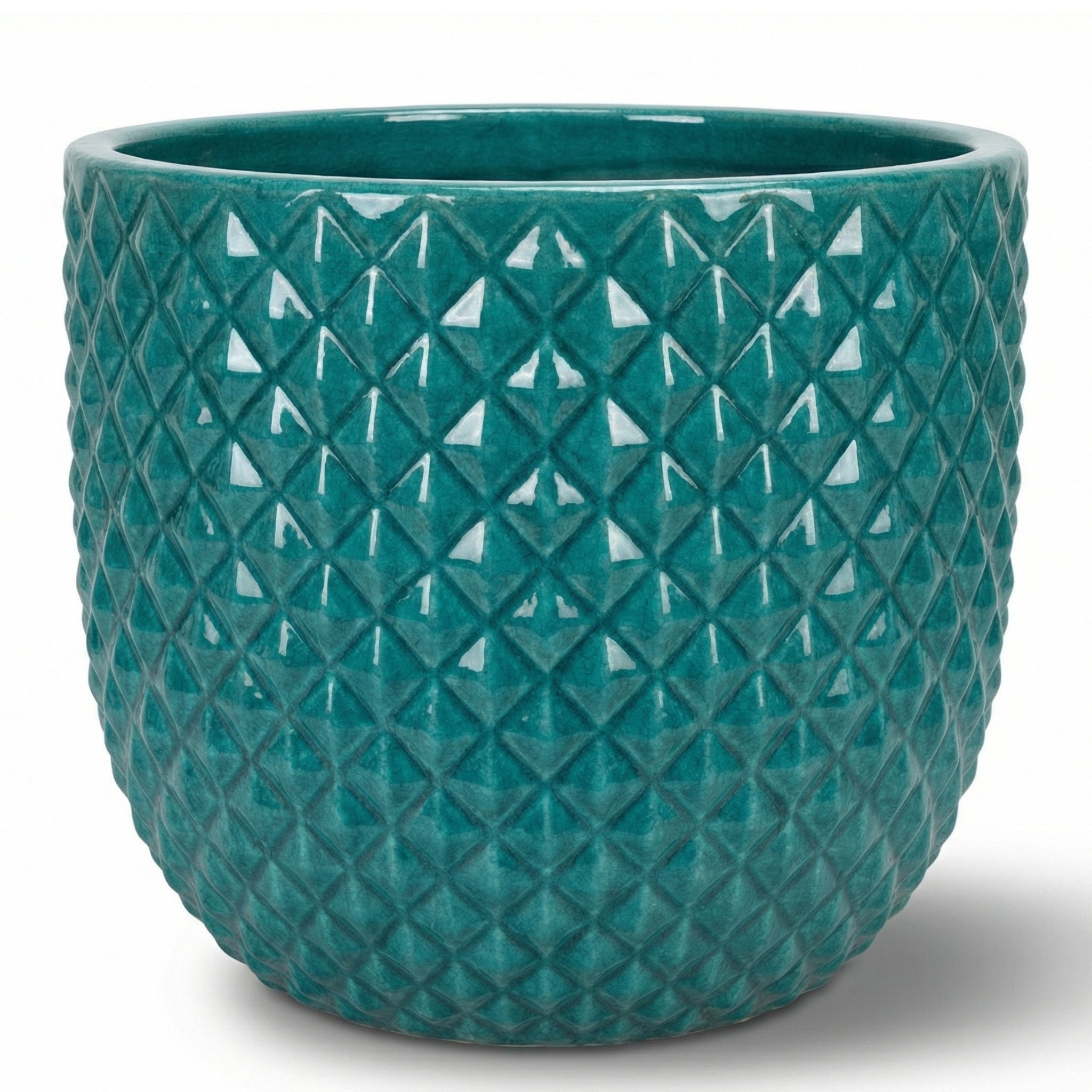 Vaso MARS 45x45cm turchese