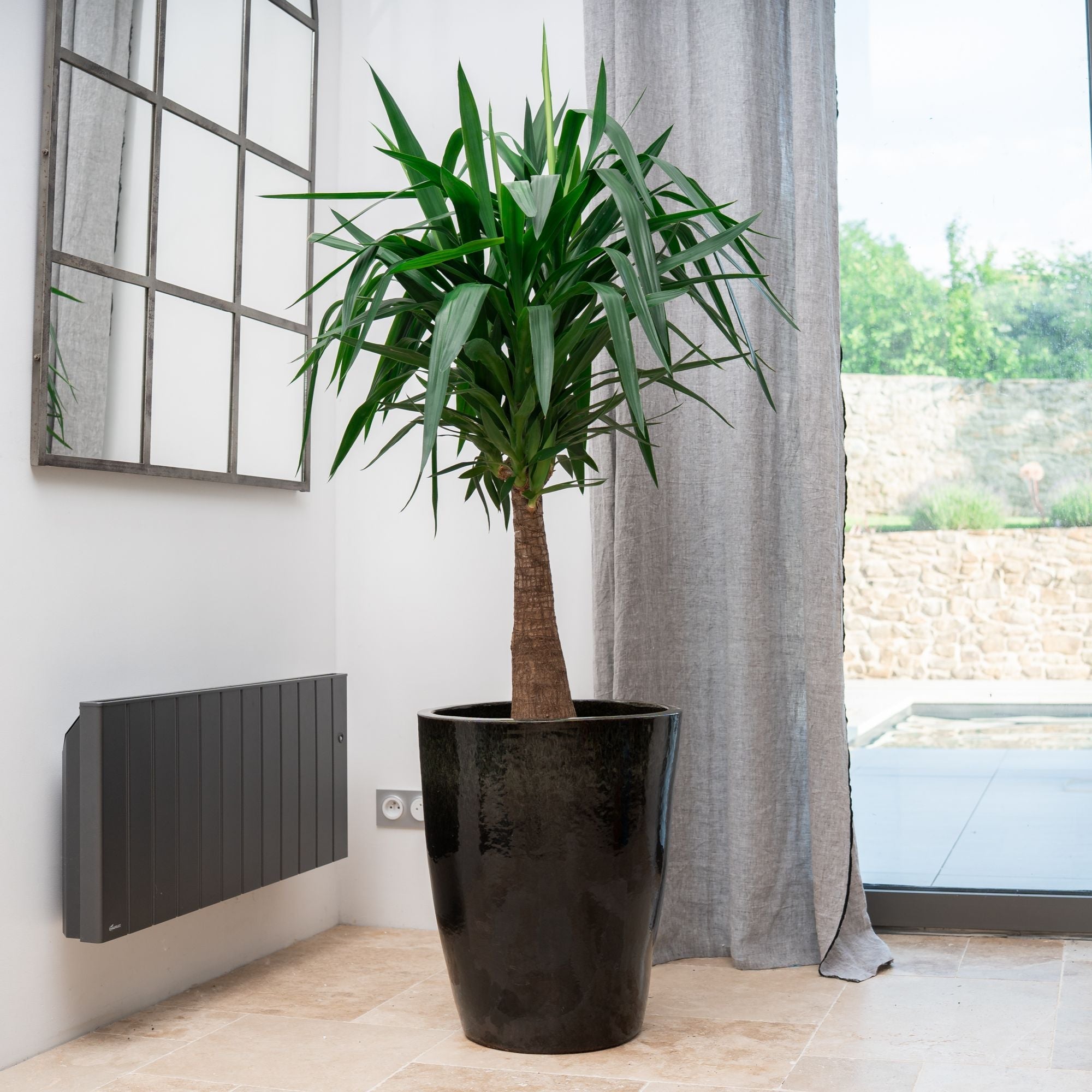 MAZARIN Pot 55x69cm black