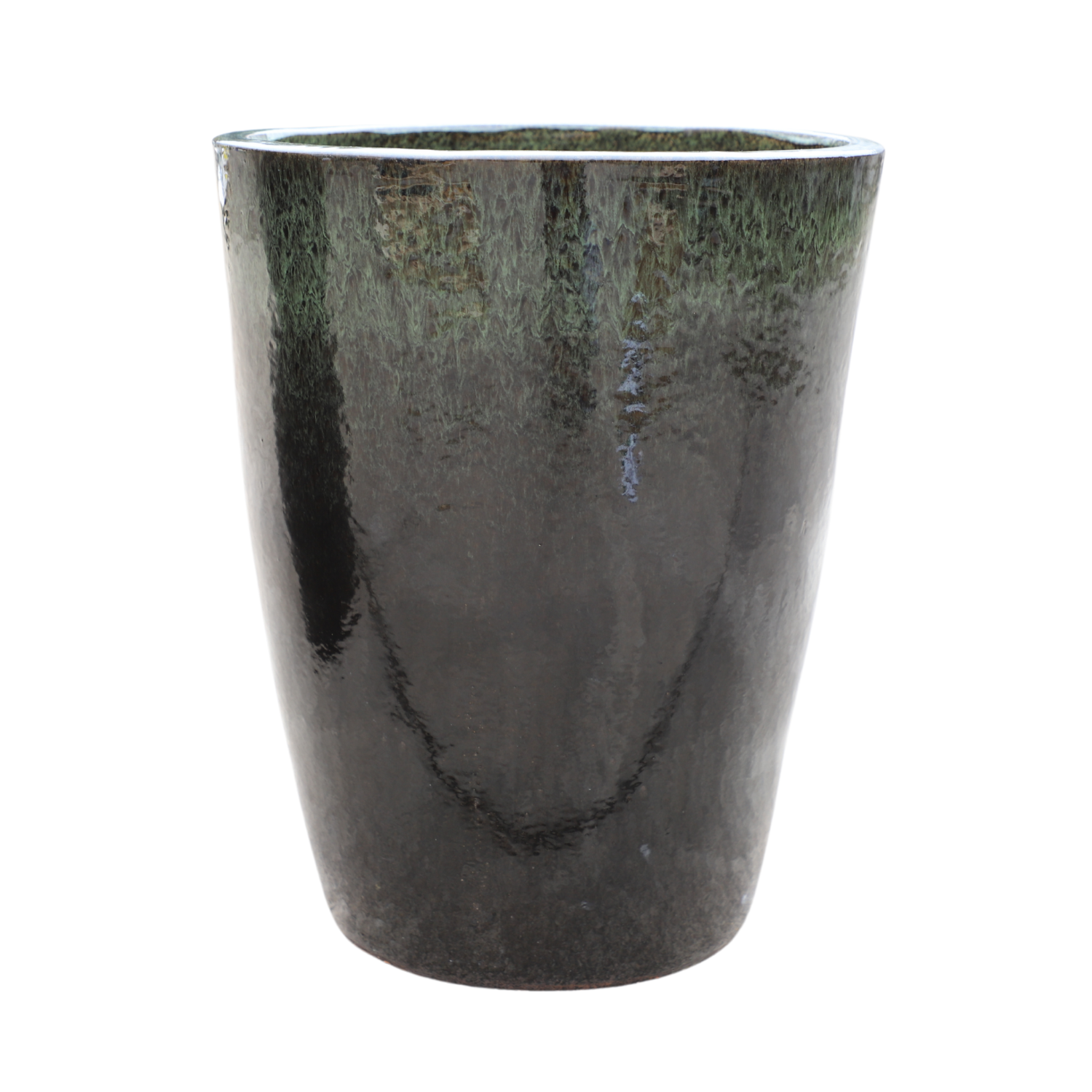 MAZARIN Pot 36x45cm black & green