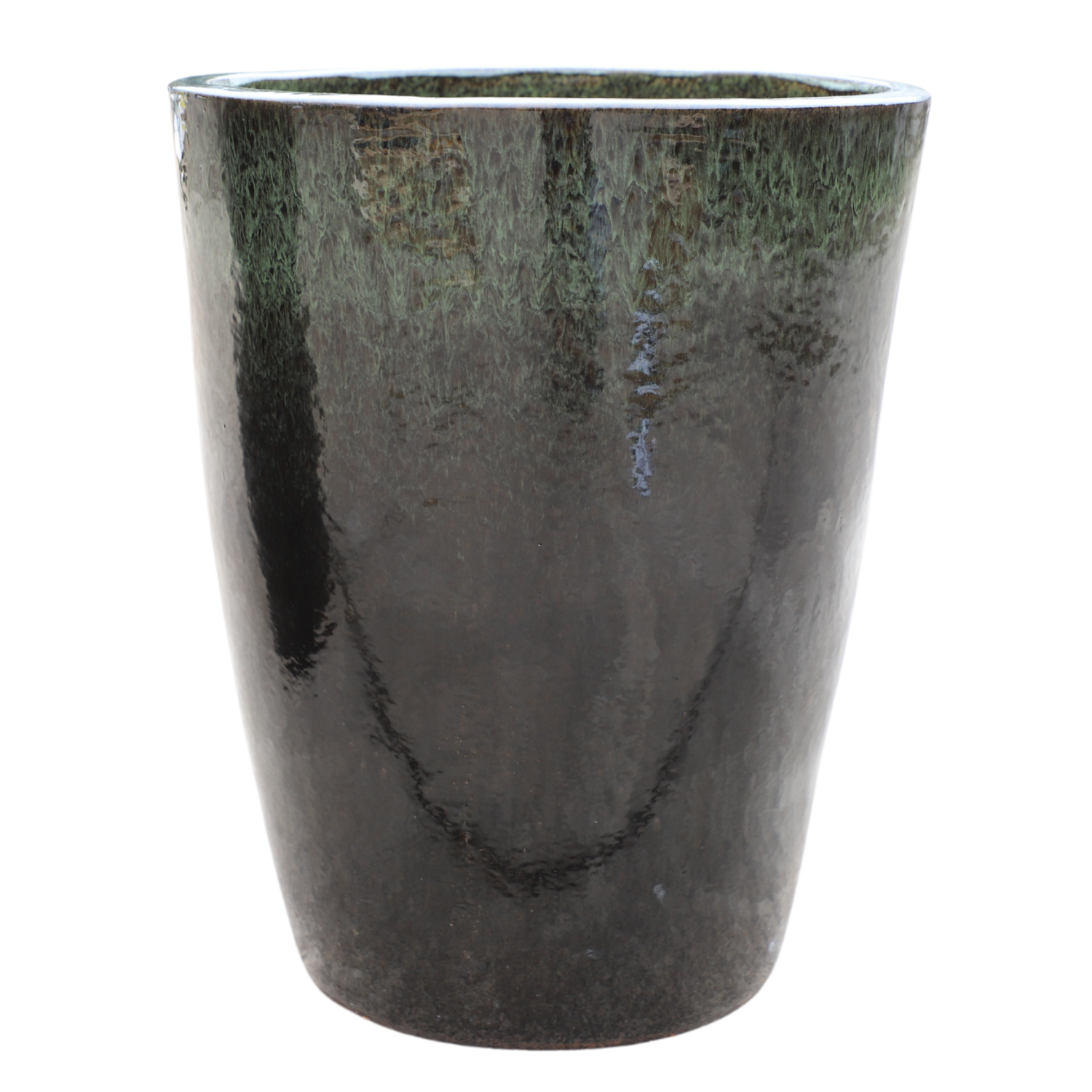 MAZARIN Pot 55x69cm black & green