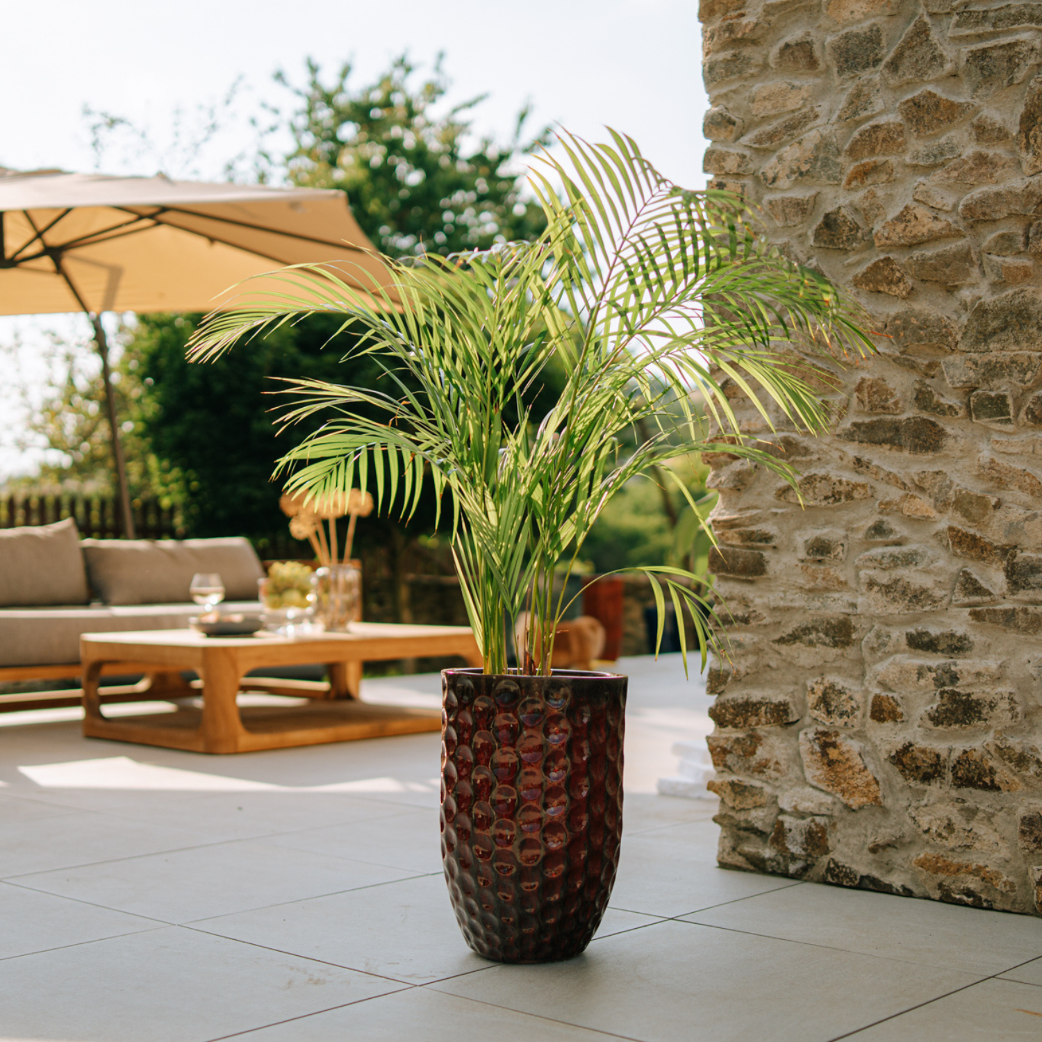 Pot MEROVEE 30x45cm rouge brique