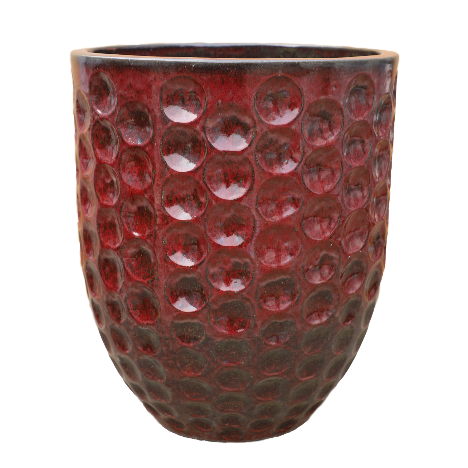 Pot MEROVEE 55x65cm rouge brique