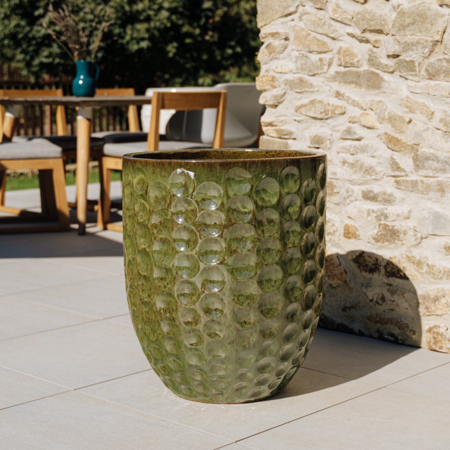 Pot MEROVEE 55x65cm vert tropical