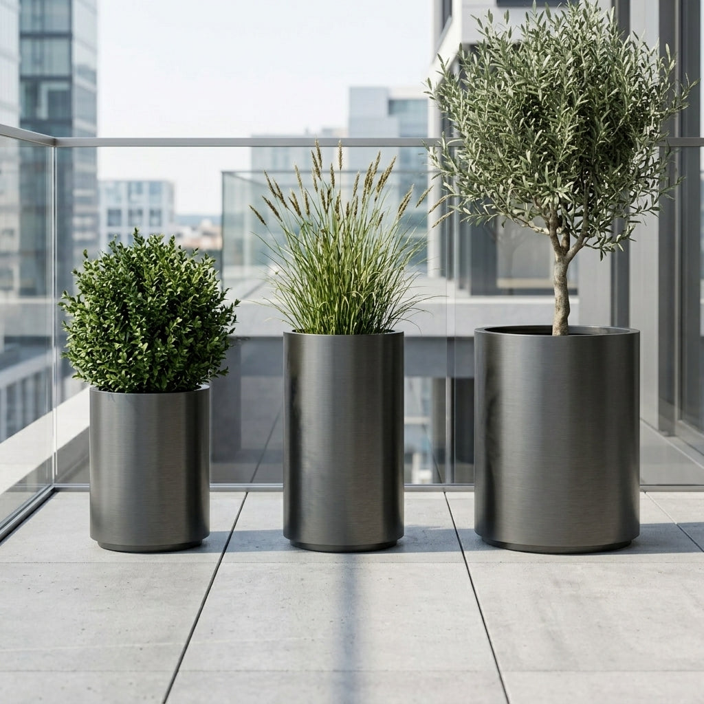 METROPOLE Pot 60x70cm black