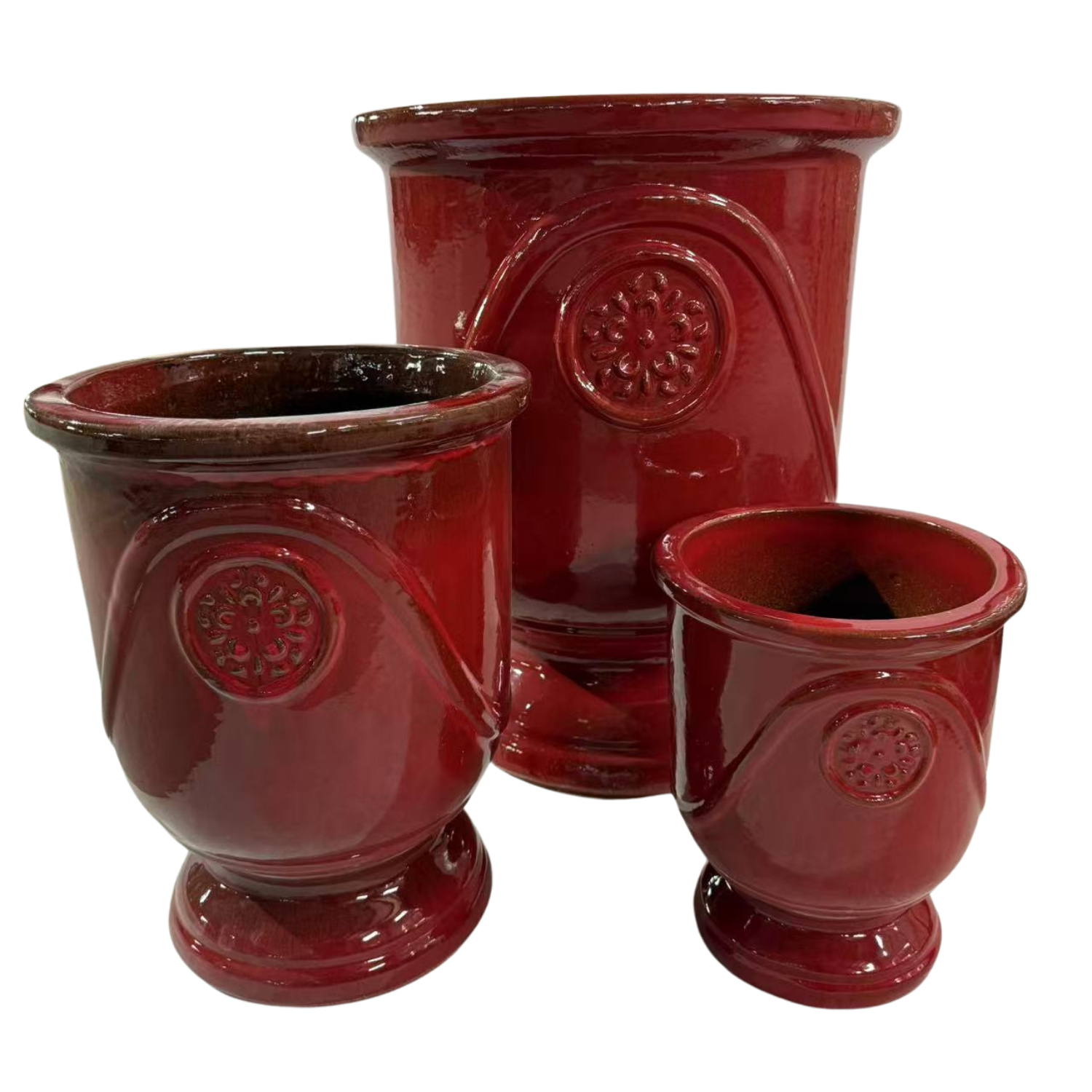 Vaso MOLIERE 47x58cm rosso imperiale