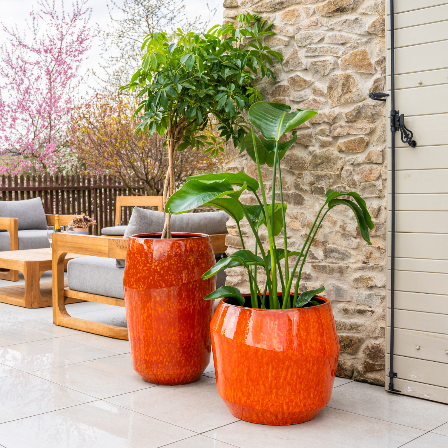 Pot MONACO 51x44cm feu