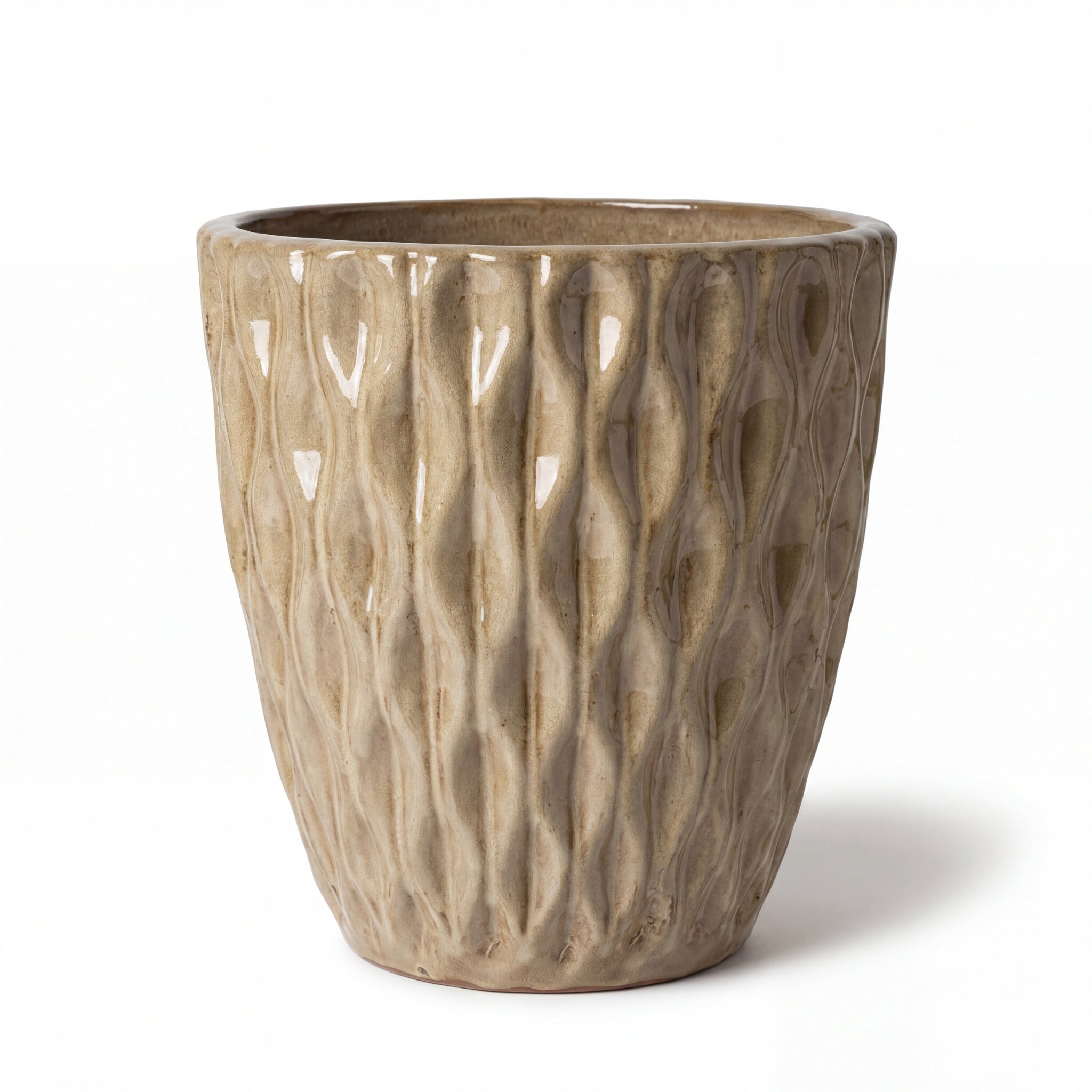 Pot MONET 48x48cm bronze sablé