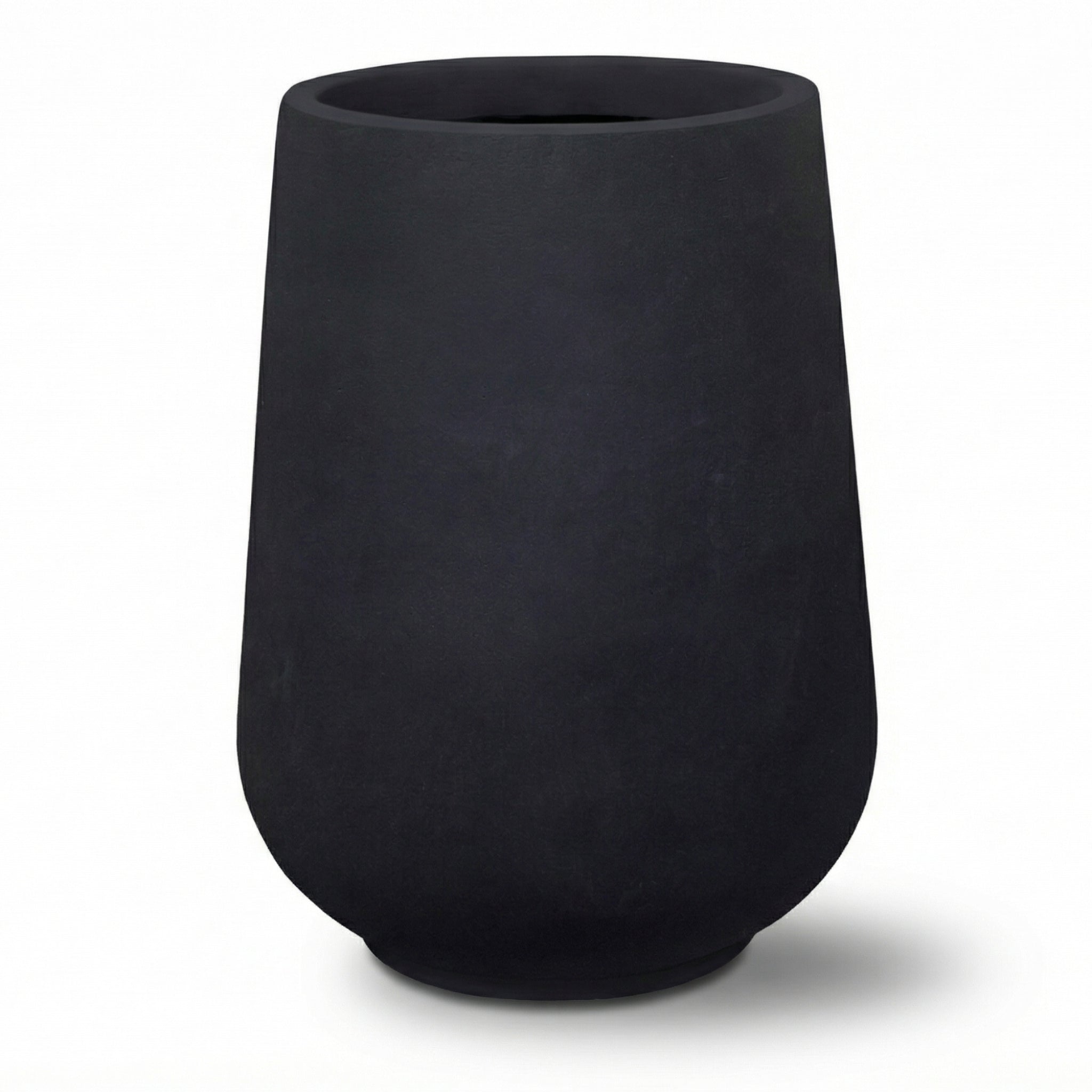 Cache-pot pré percé MONOLITH 54x70cm noir mat