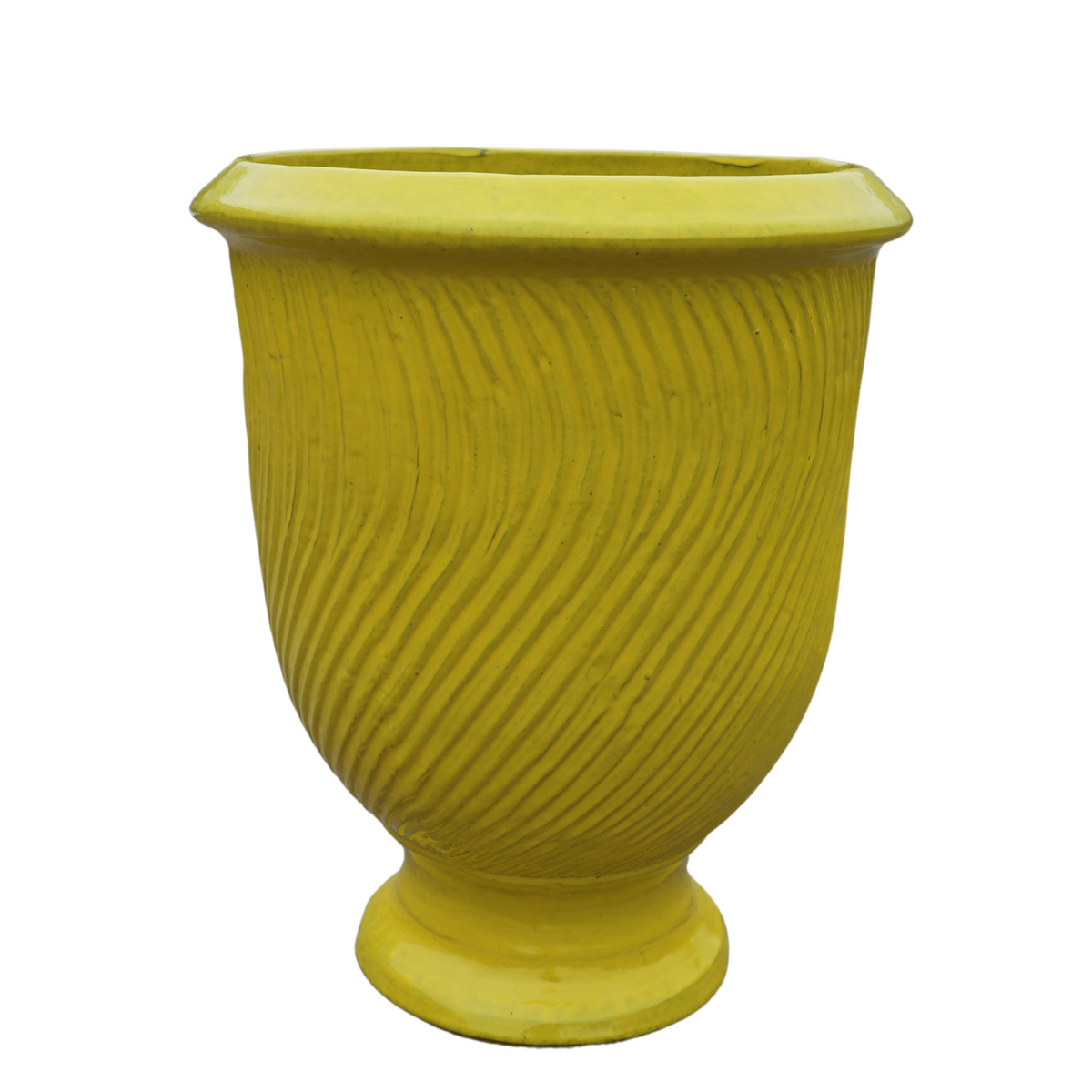 Planter MORGANE 55x69cm yellow