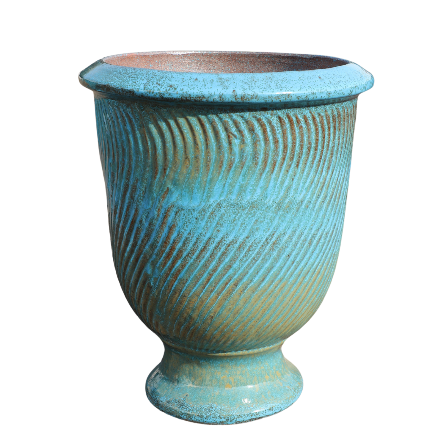 MORGANE Pot 55x69cm iron blue