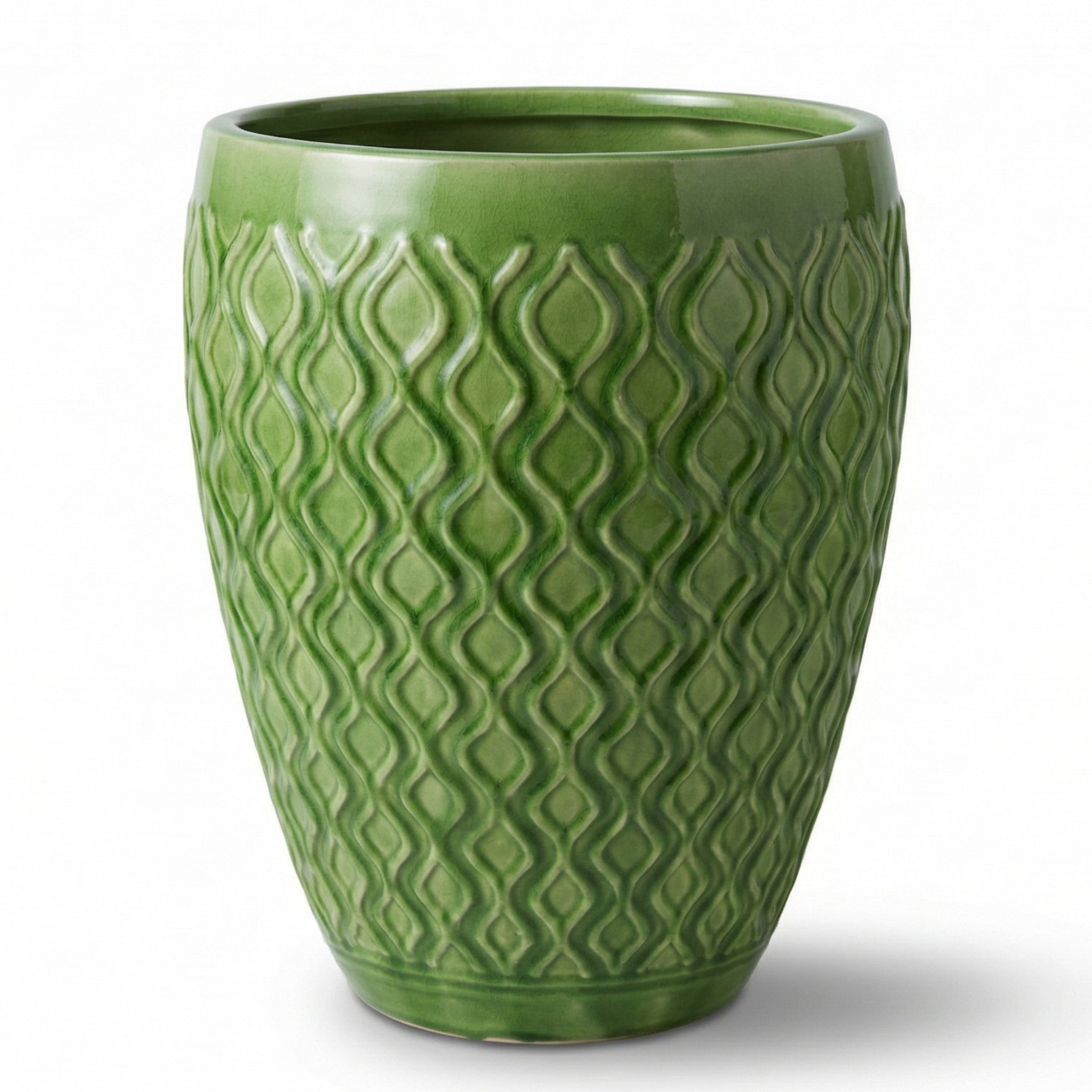 Maceta PHENIX 41x55cm verde manzana