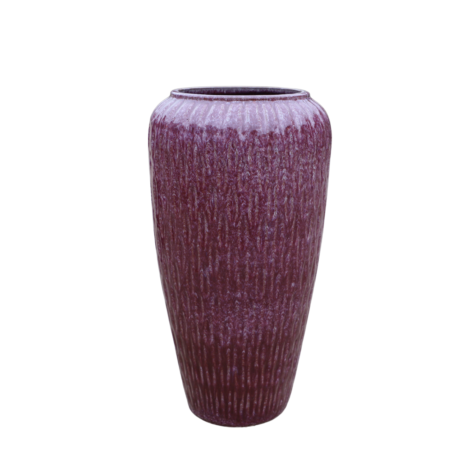 Vaso POMPADOUR 30x57cm viola chiaro
