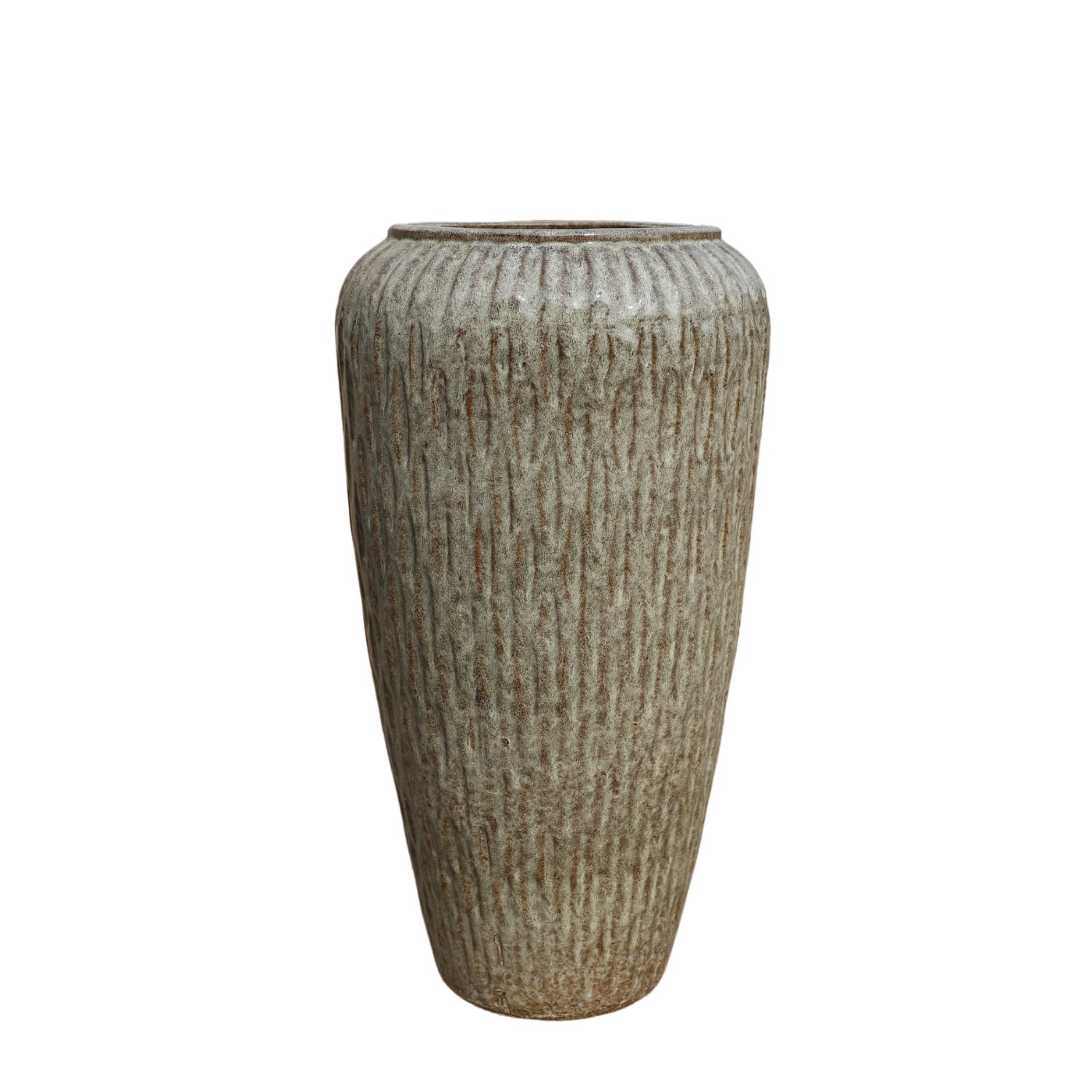 Maceta POMPADOUR 30x57cm tigre blanco