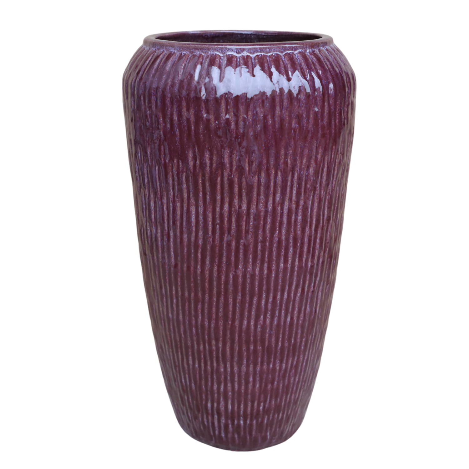 Maceta POMPADOUR 36x69cm violeta claro
