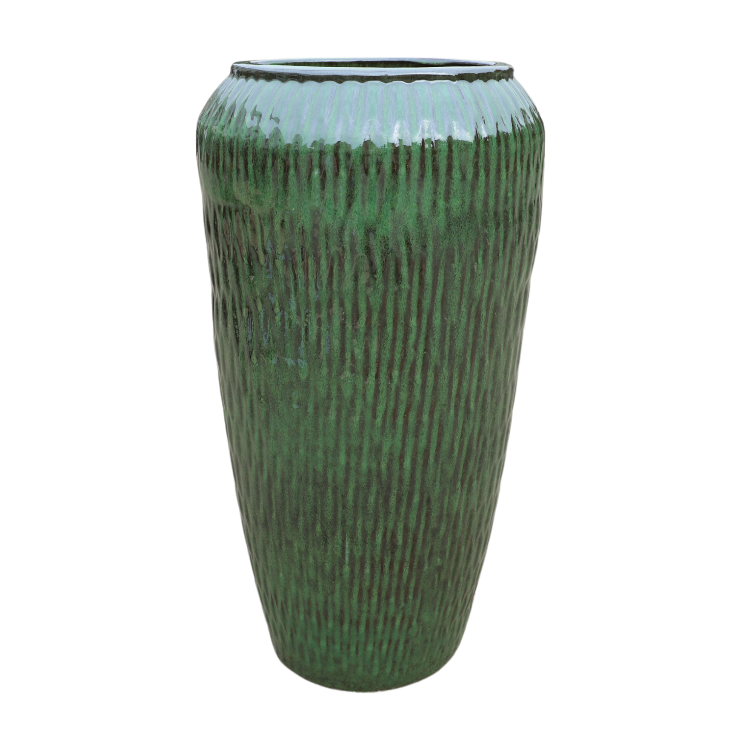 Planter POMPADOUR 36x69cm tropical green