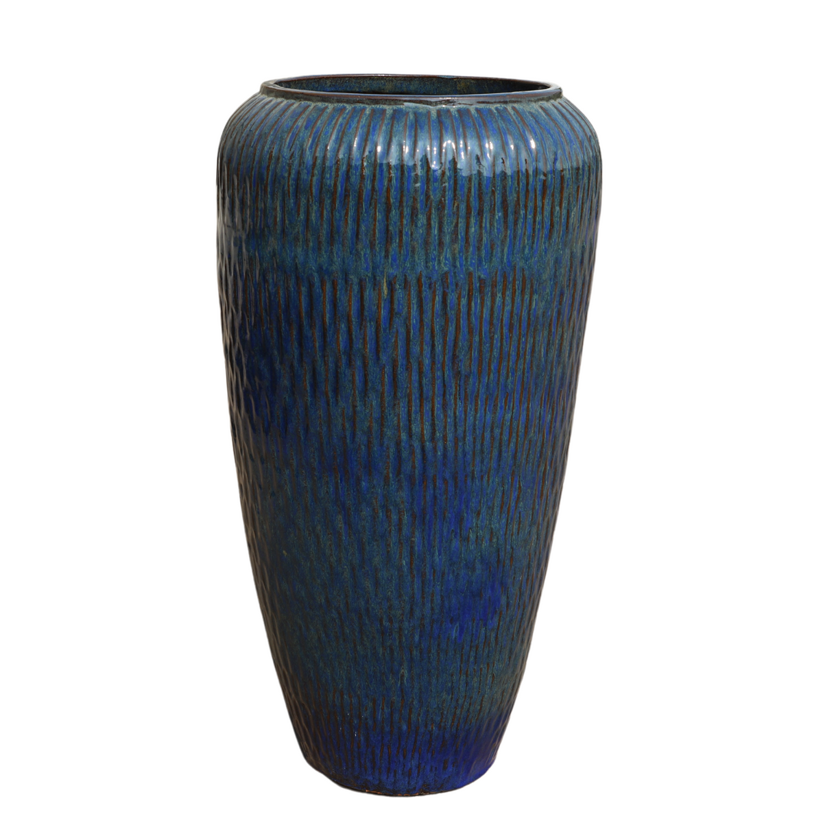 Vaso POMPADOUR 47x90cm blu oltremare