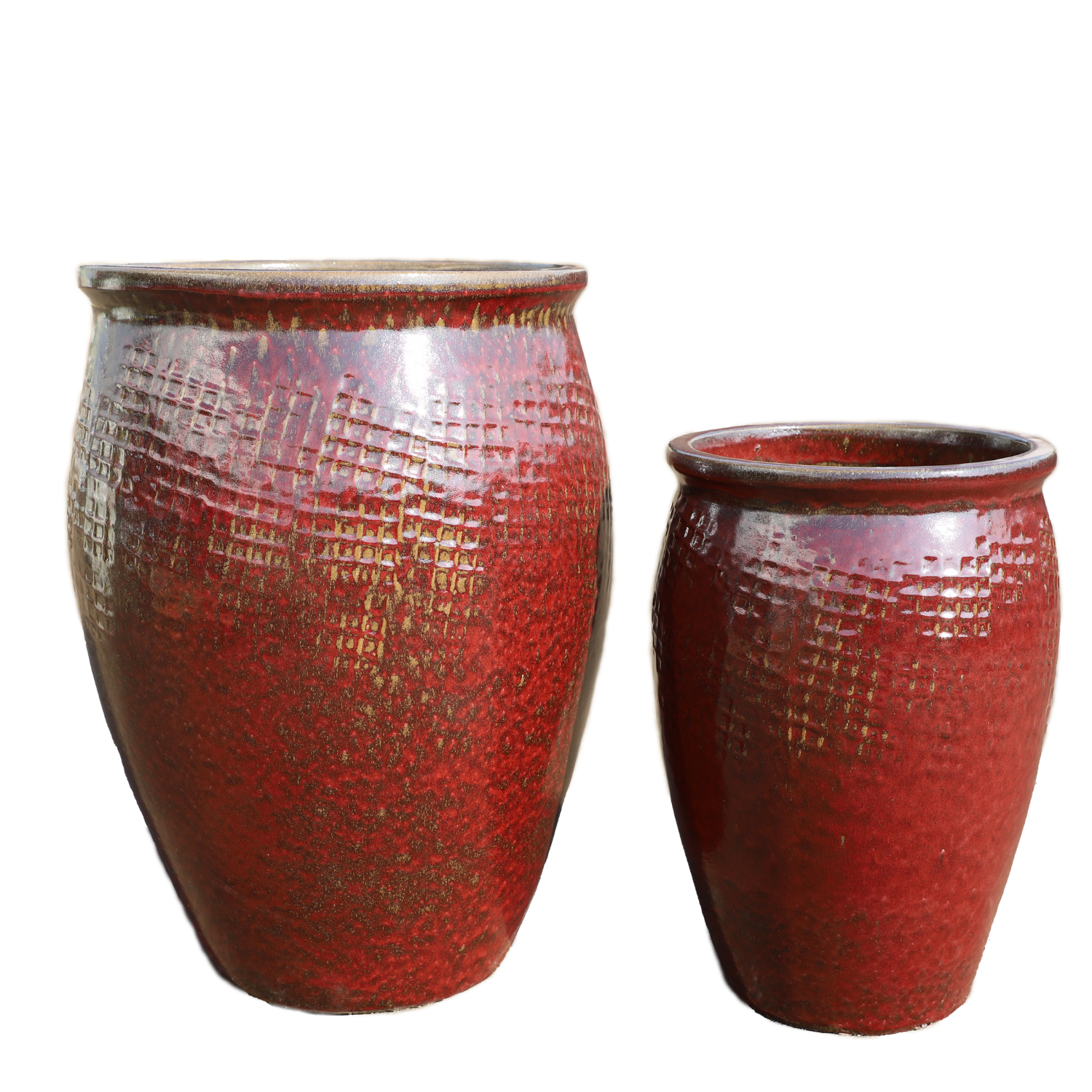 Pot POSEIDON 50x68cm rouge brique